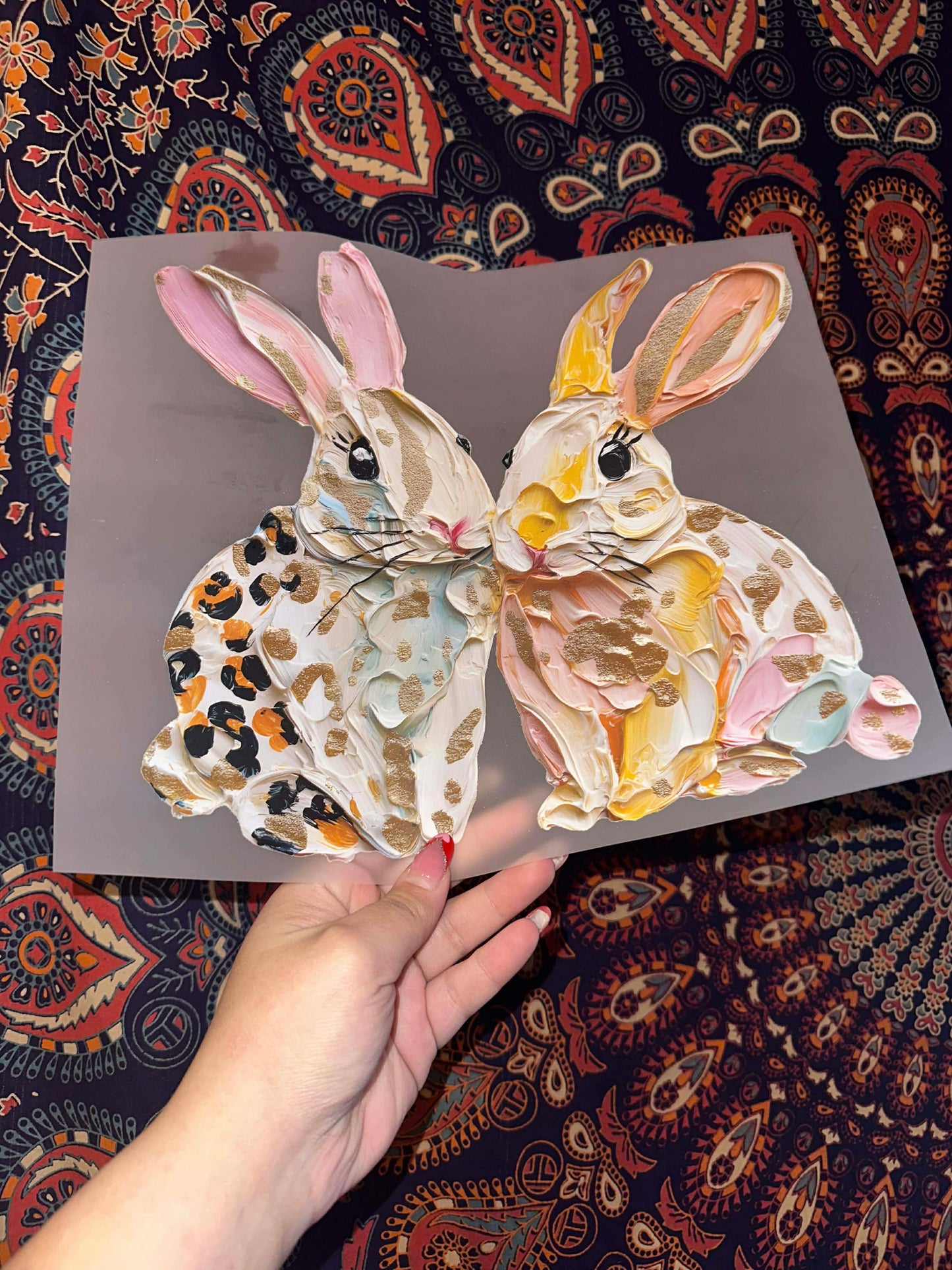 Painted Bunnies- D