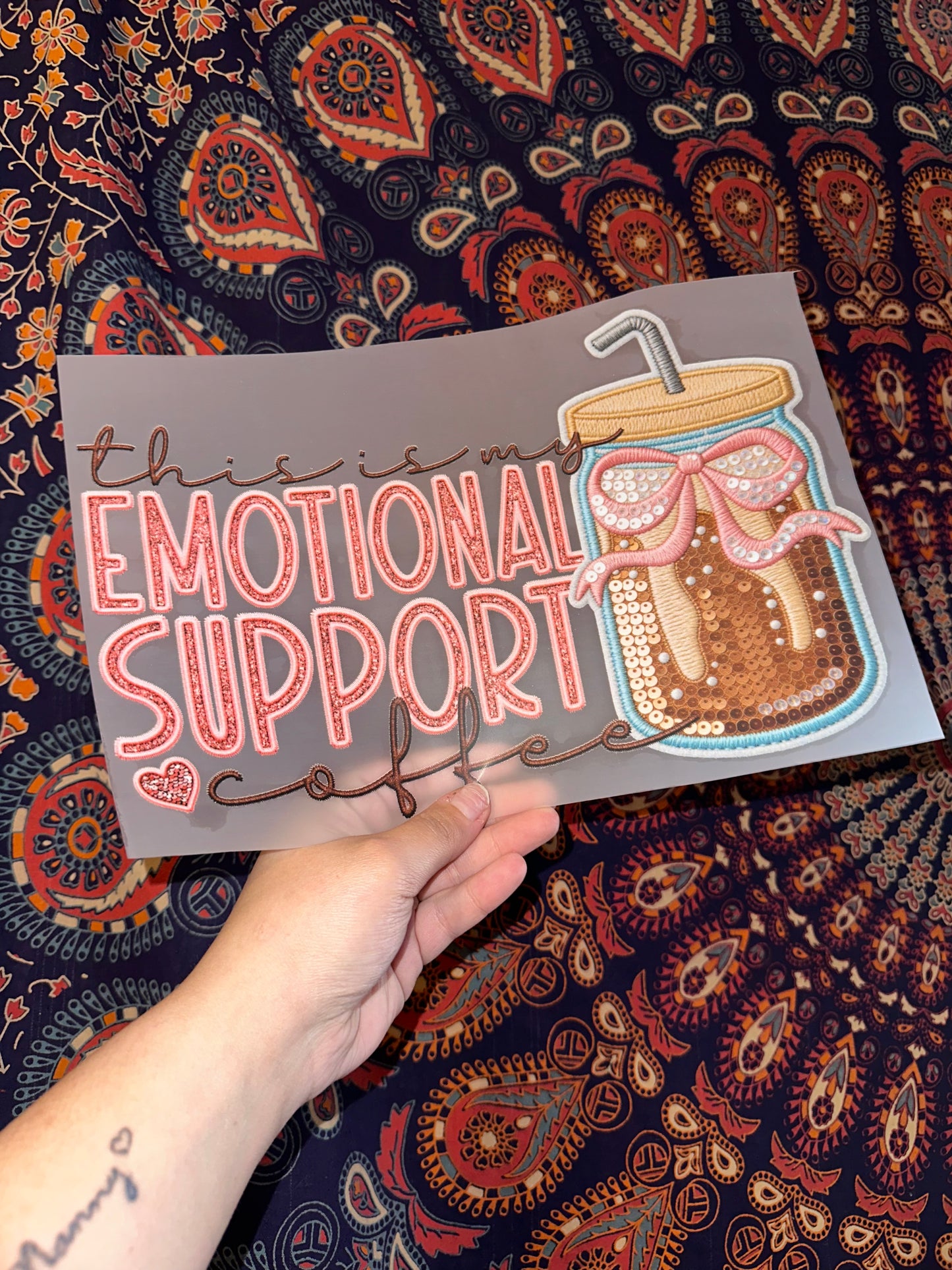 This Is My Emotional Support Coffee- B