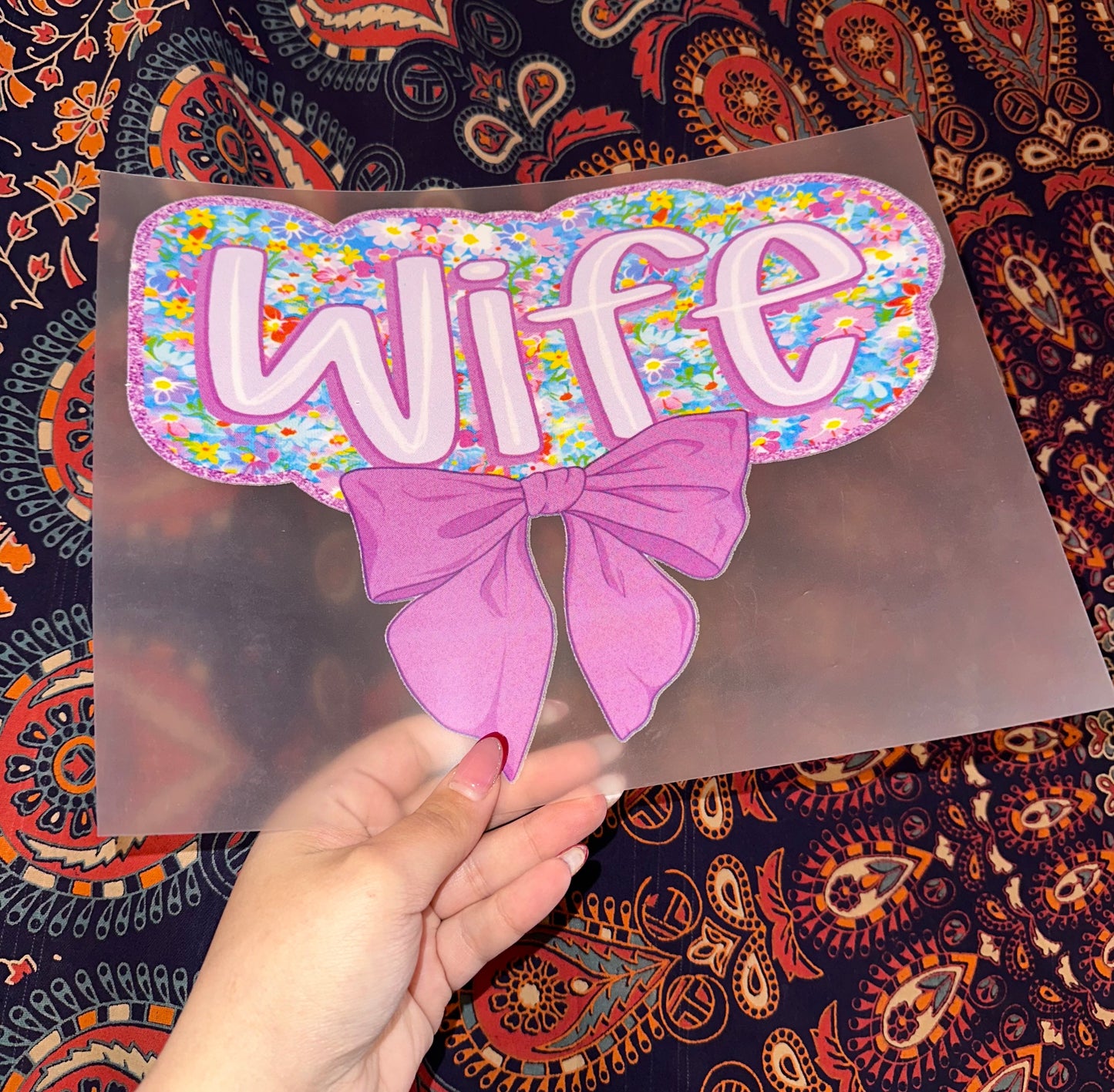 Wife Pink Bow
