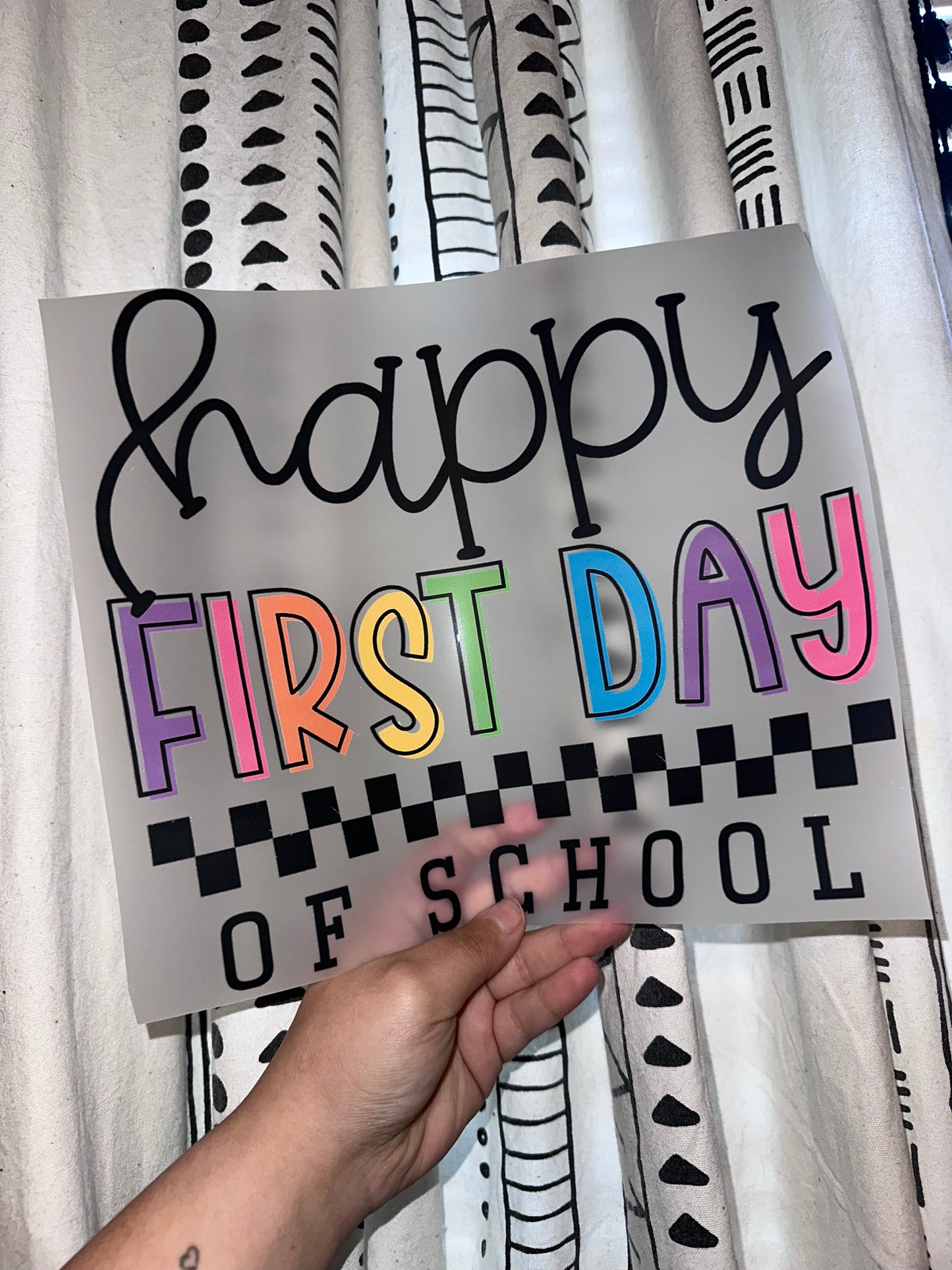 Happy First Day Of School