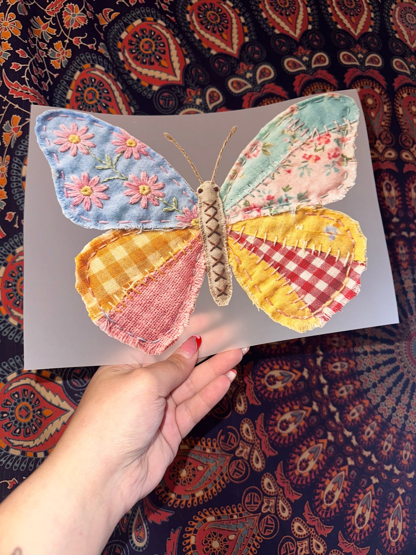 Patchwork Butterfly- E