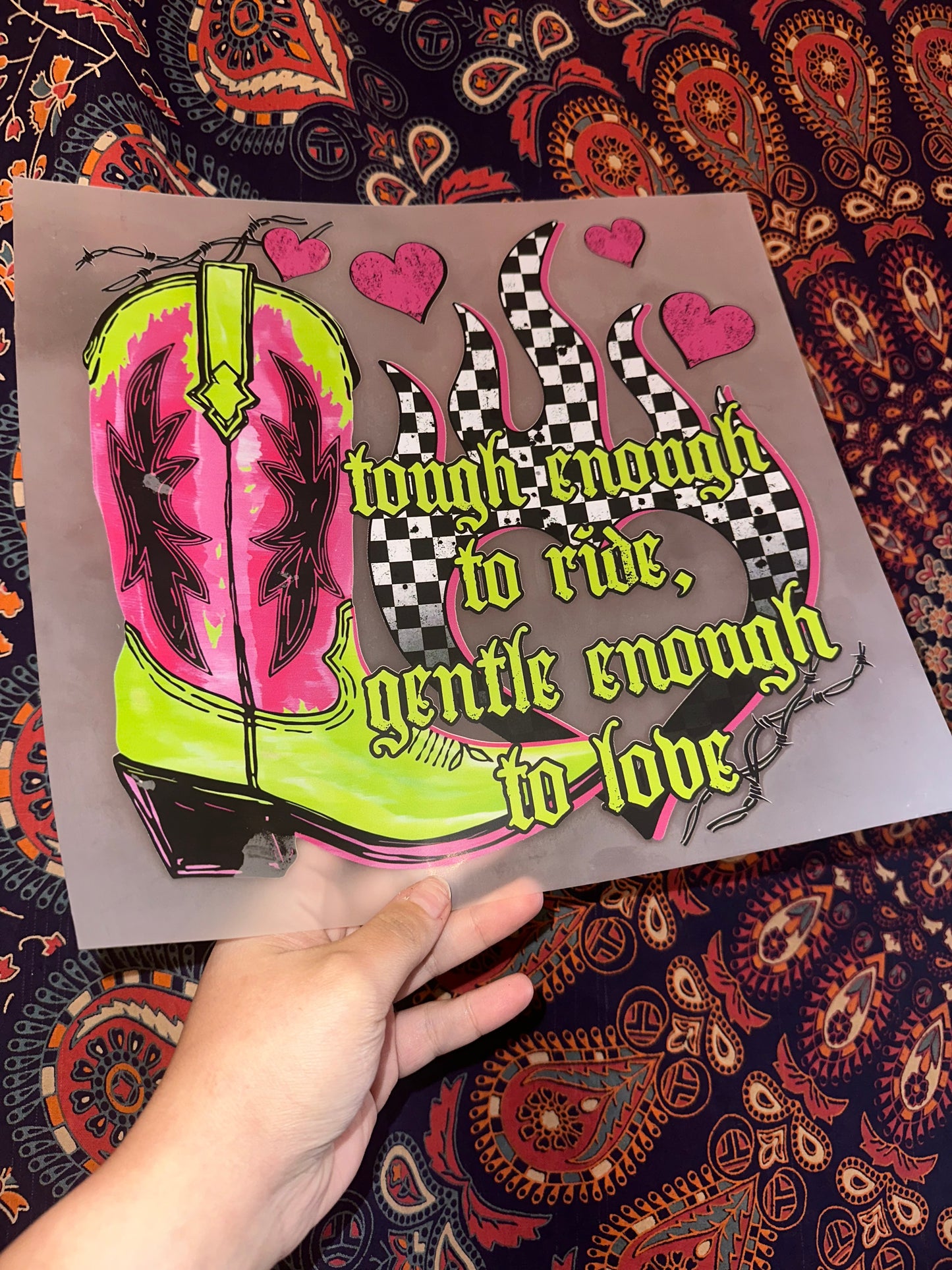 Tough Enough To Be Rude Gentle Enough To Love -G