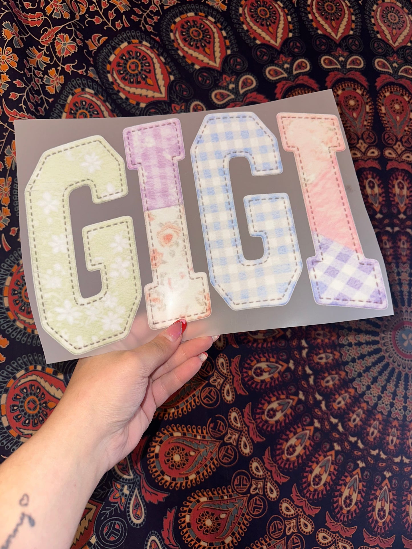 Gigi Patchwork- A90