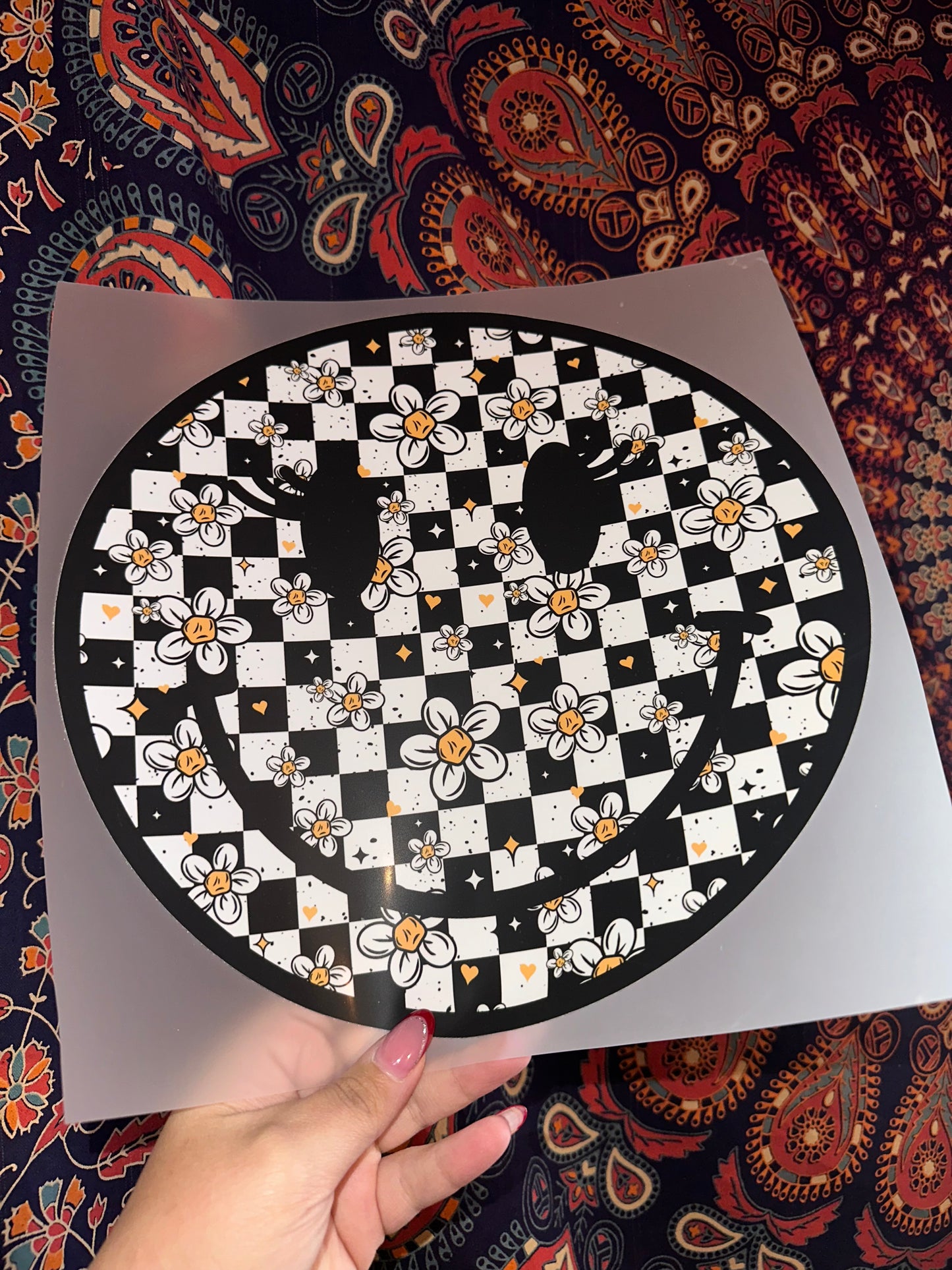 Checkered Daisy Smiley