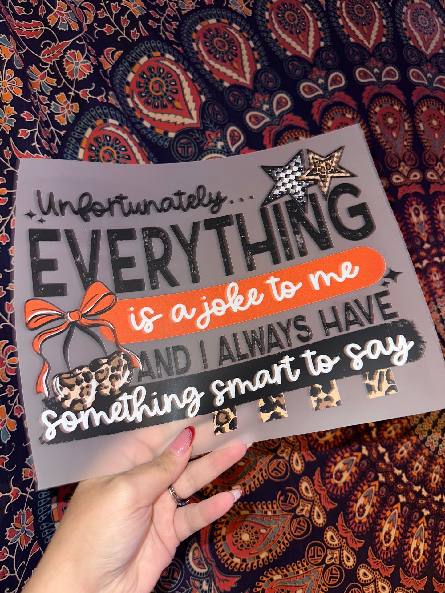 Unfortunately Everything Is a Joke To Me… - A9