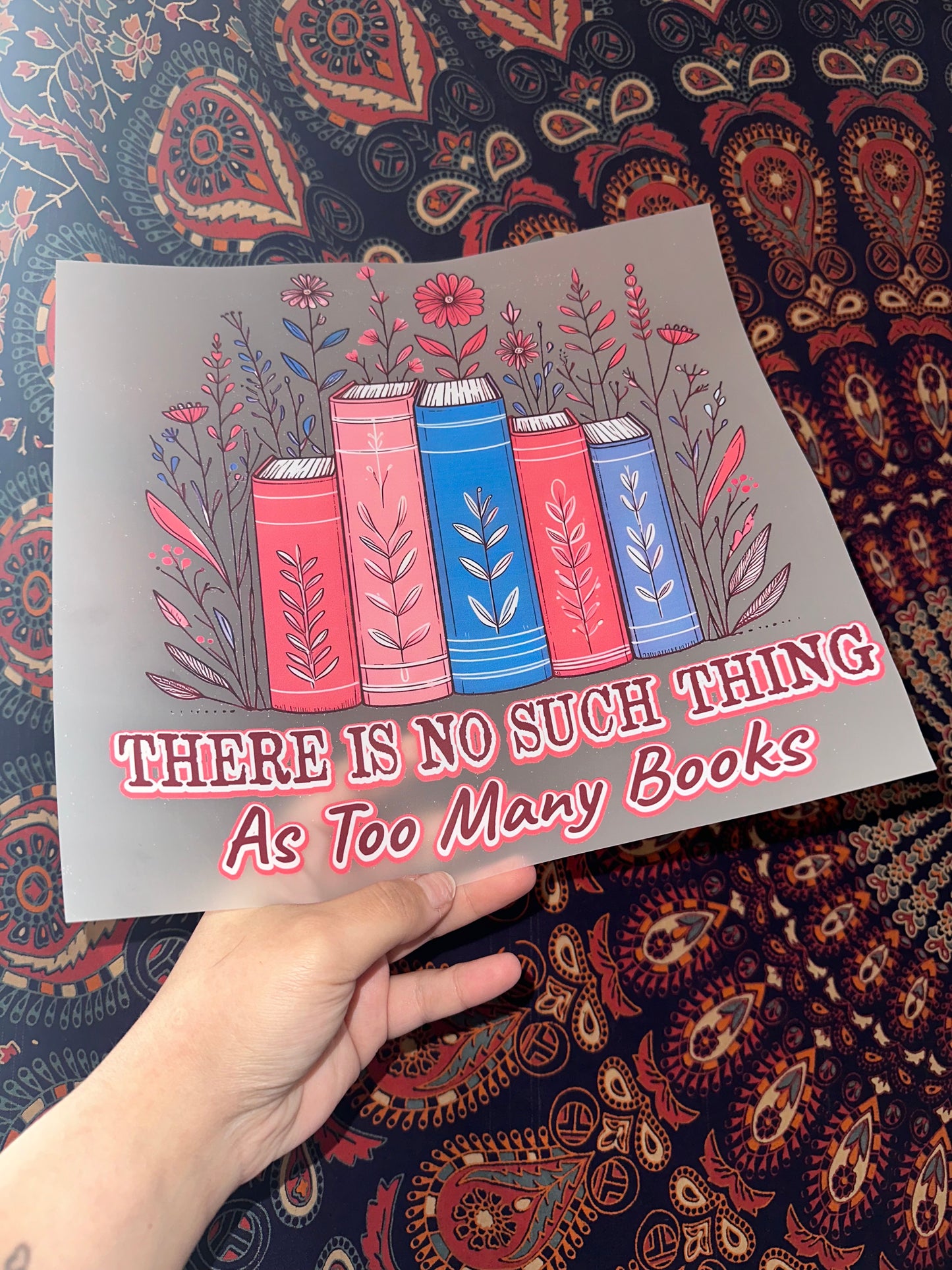 There Is No Such Thing As Too Many Books -H