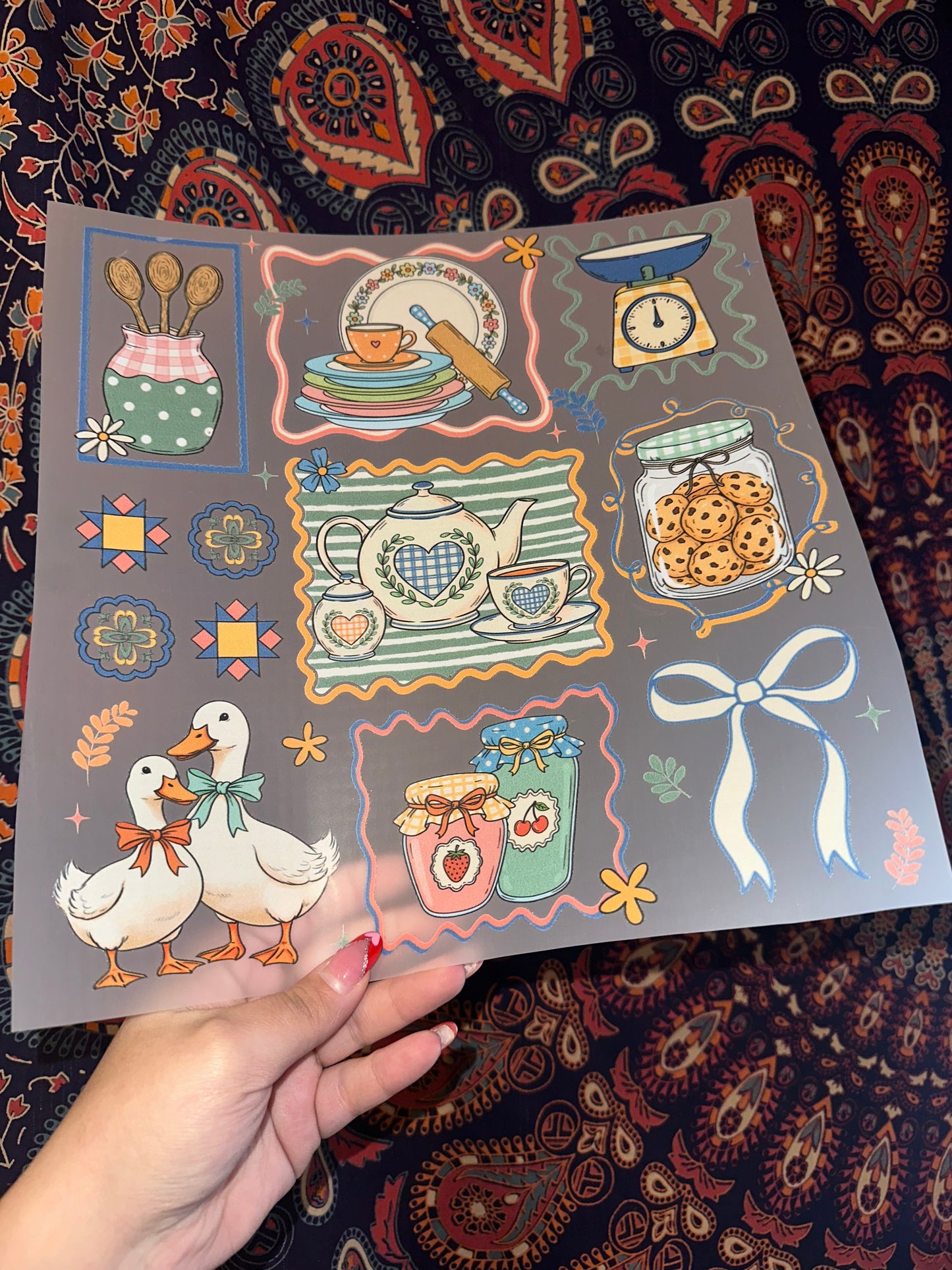 Goose Baking Collage- B42