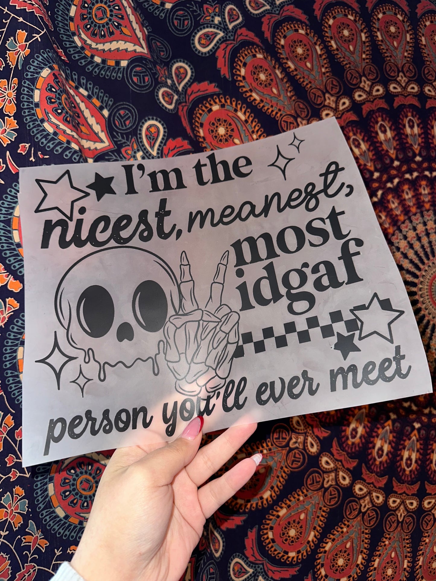 I’m The Nicest Meanest- B