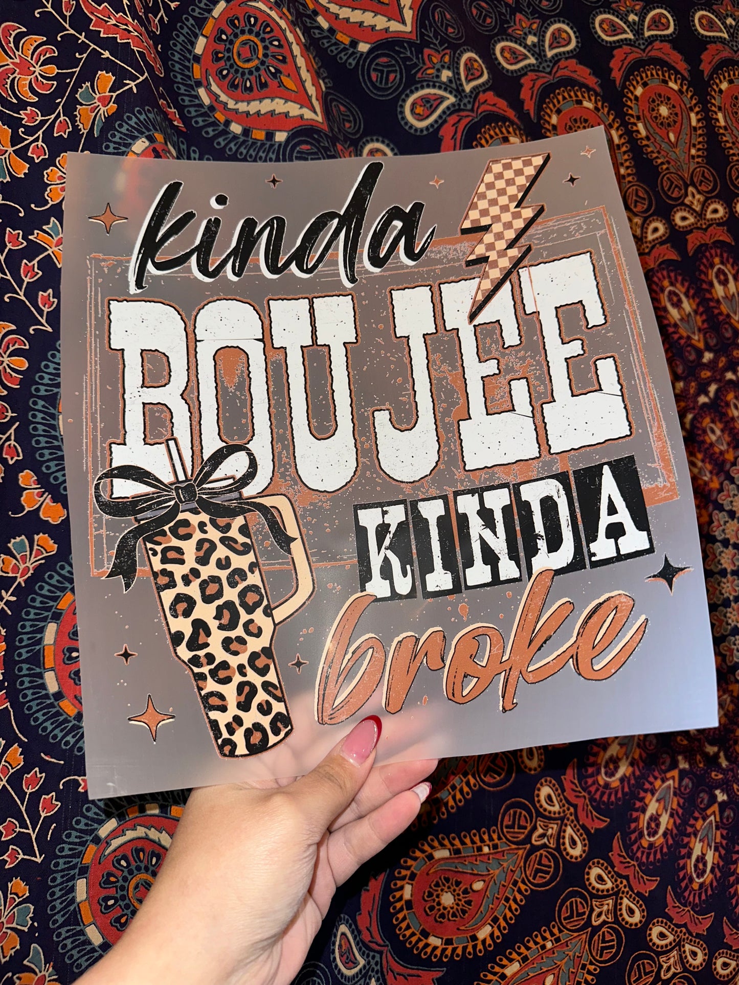 Kinda Boujee Kinda Broke- F