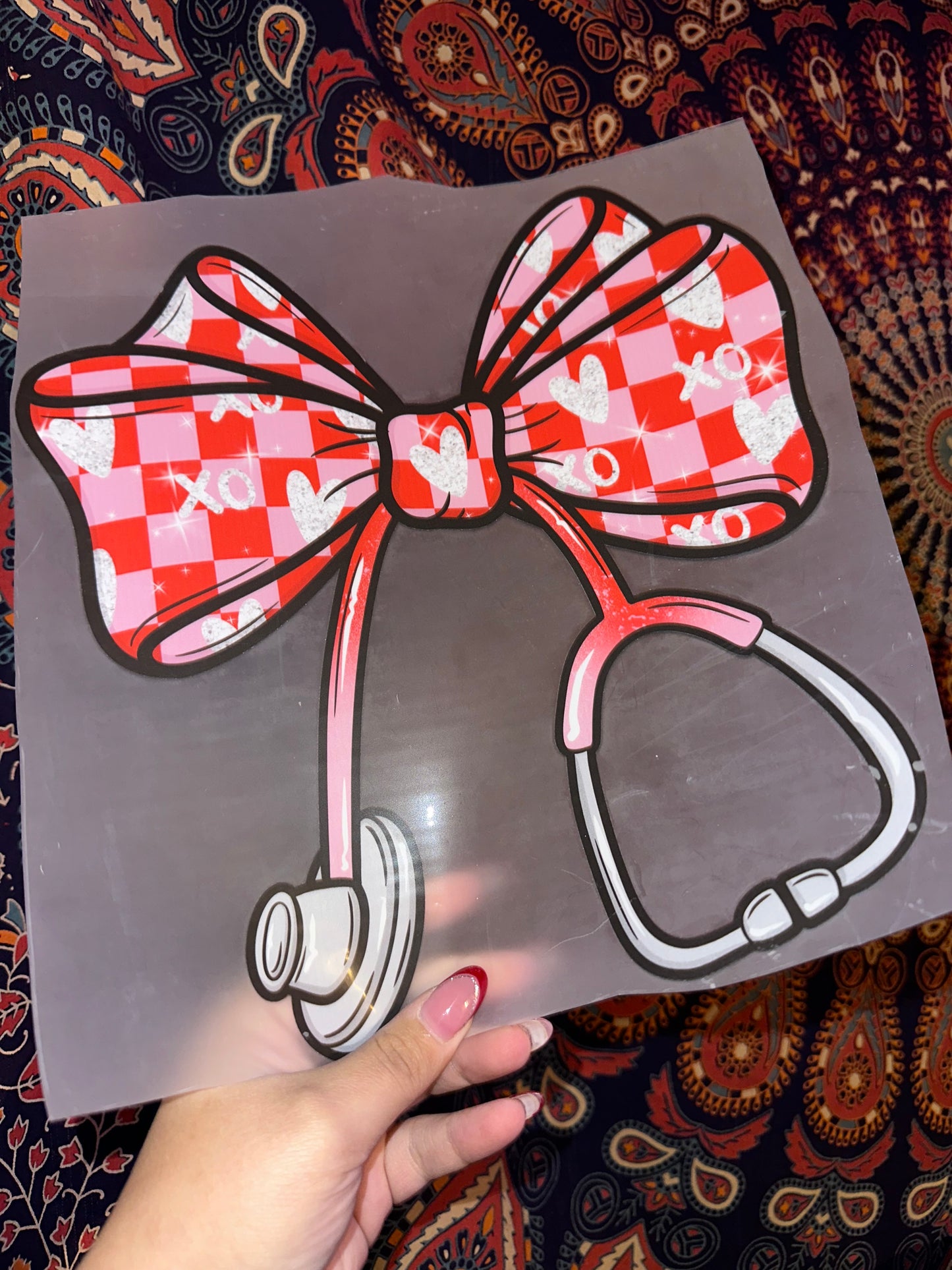 Valentine Nurse Bow