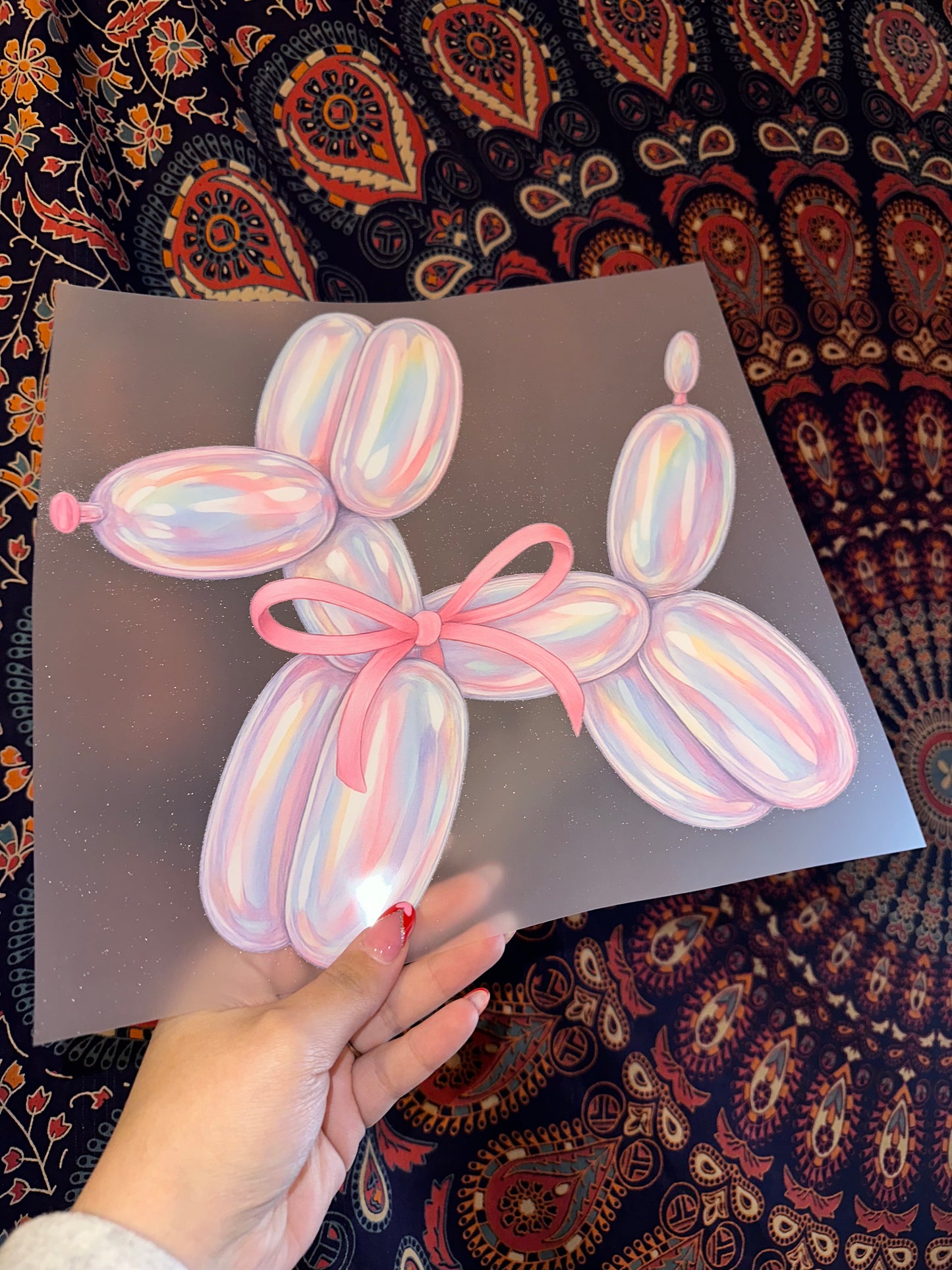 Iridescent Balloon Dog- B