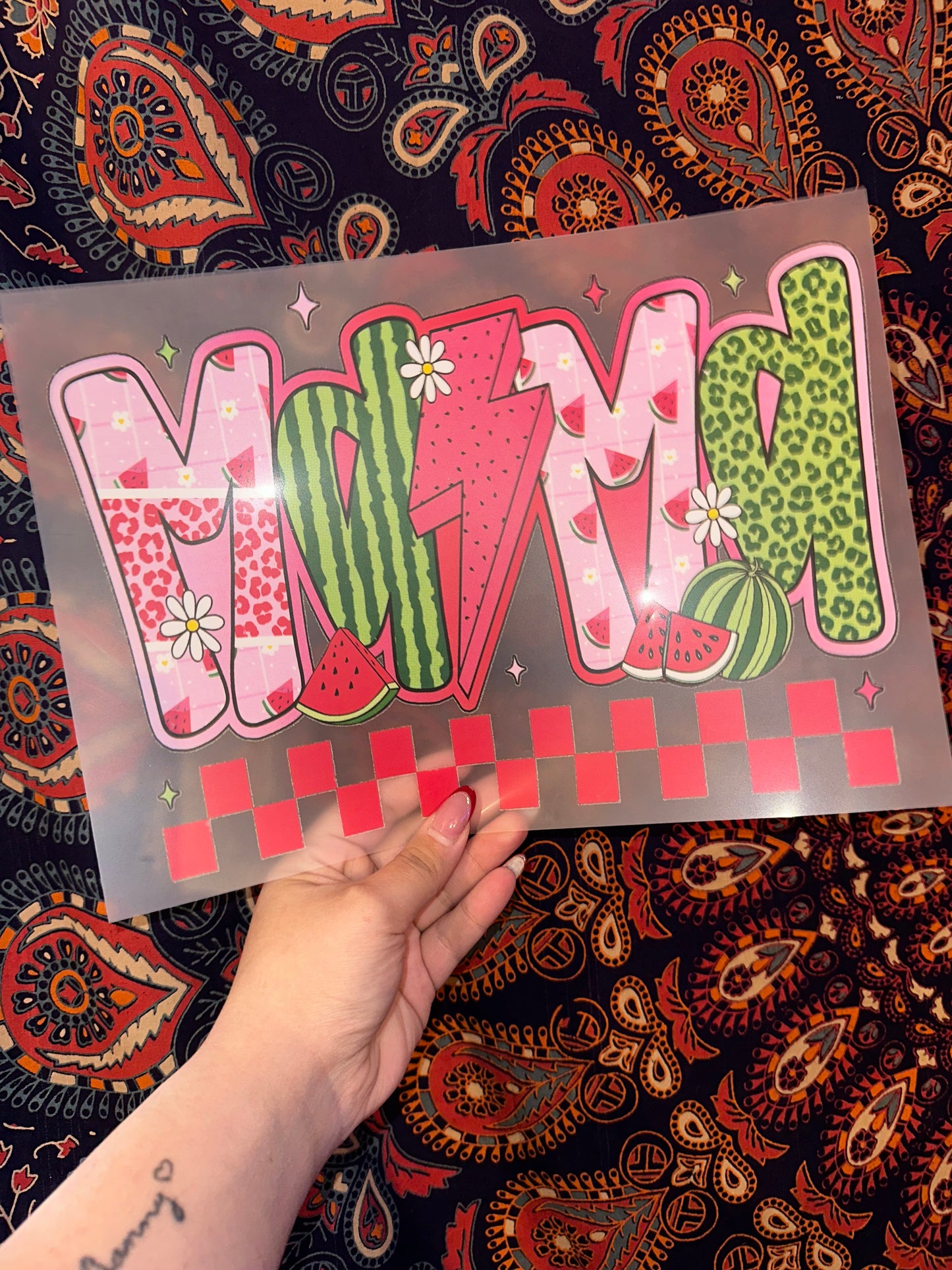 Mama Pink & Green