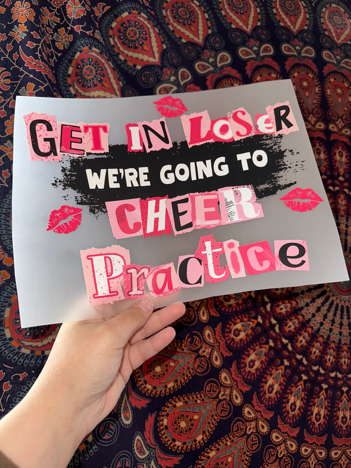 Get In Loser We’re Going To Cheer Practice- E