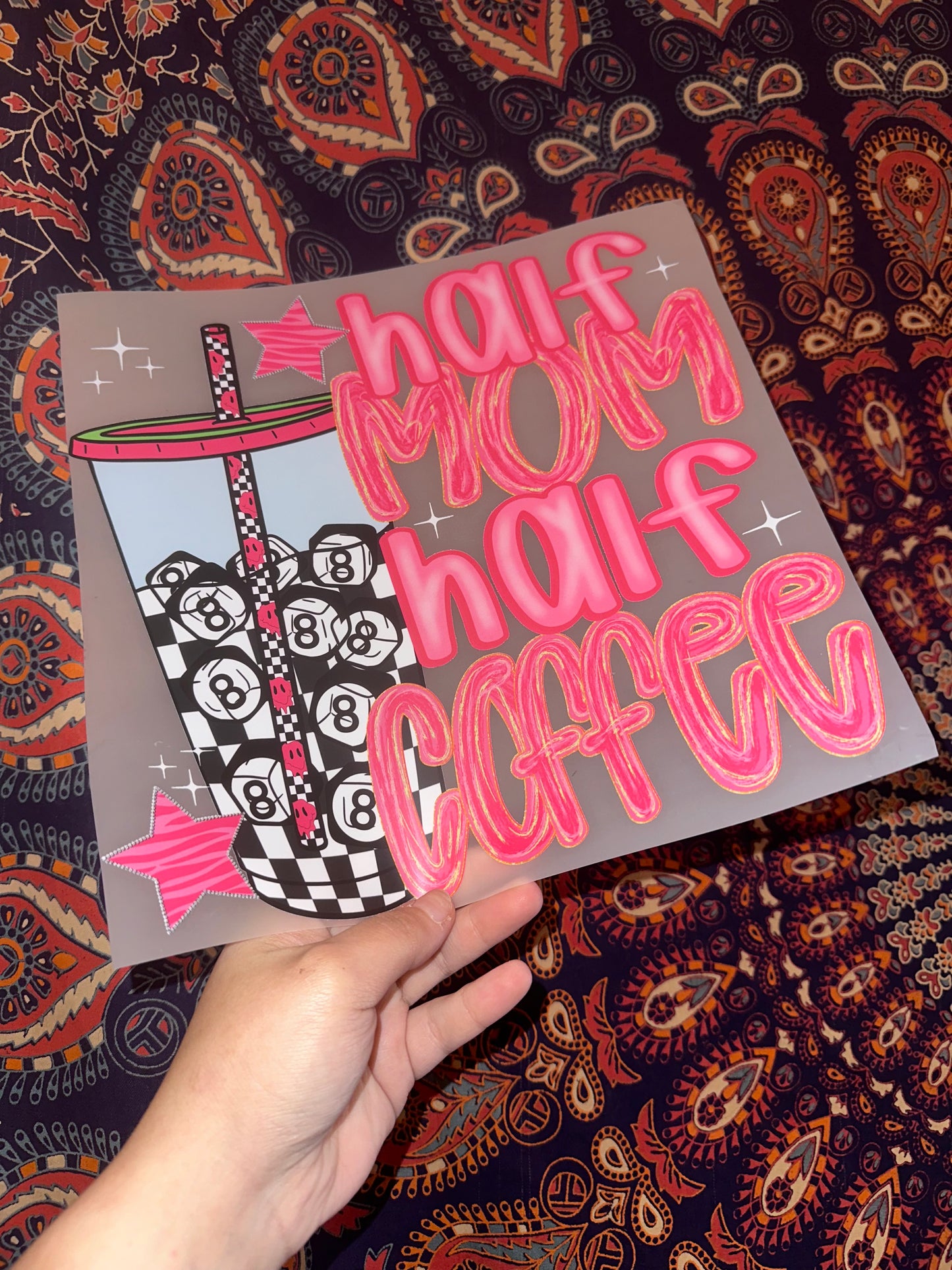 Half Mom Half Coffee -A