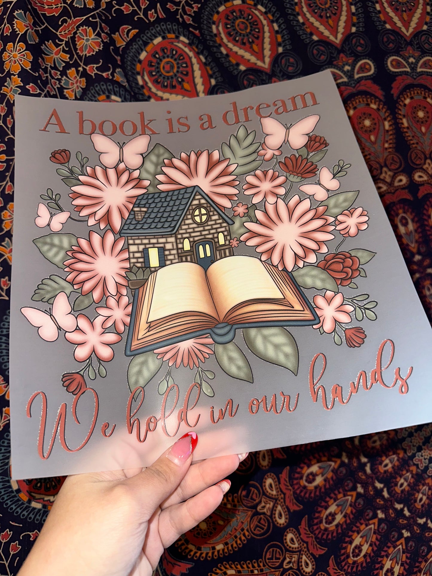A Book Is A Dream We Hold In Our Hands- B49