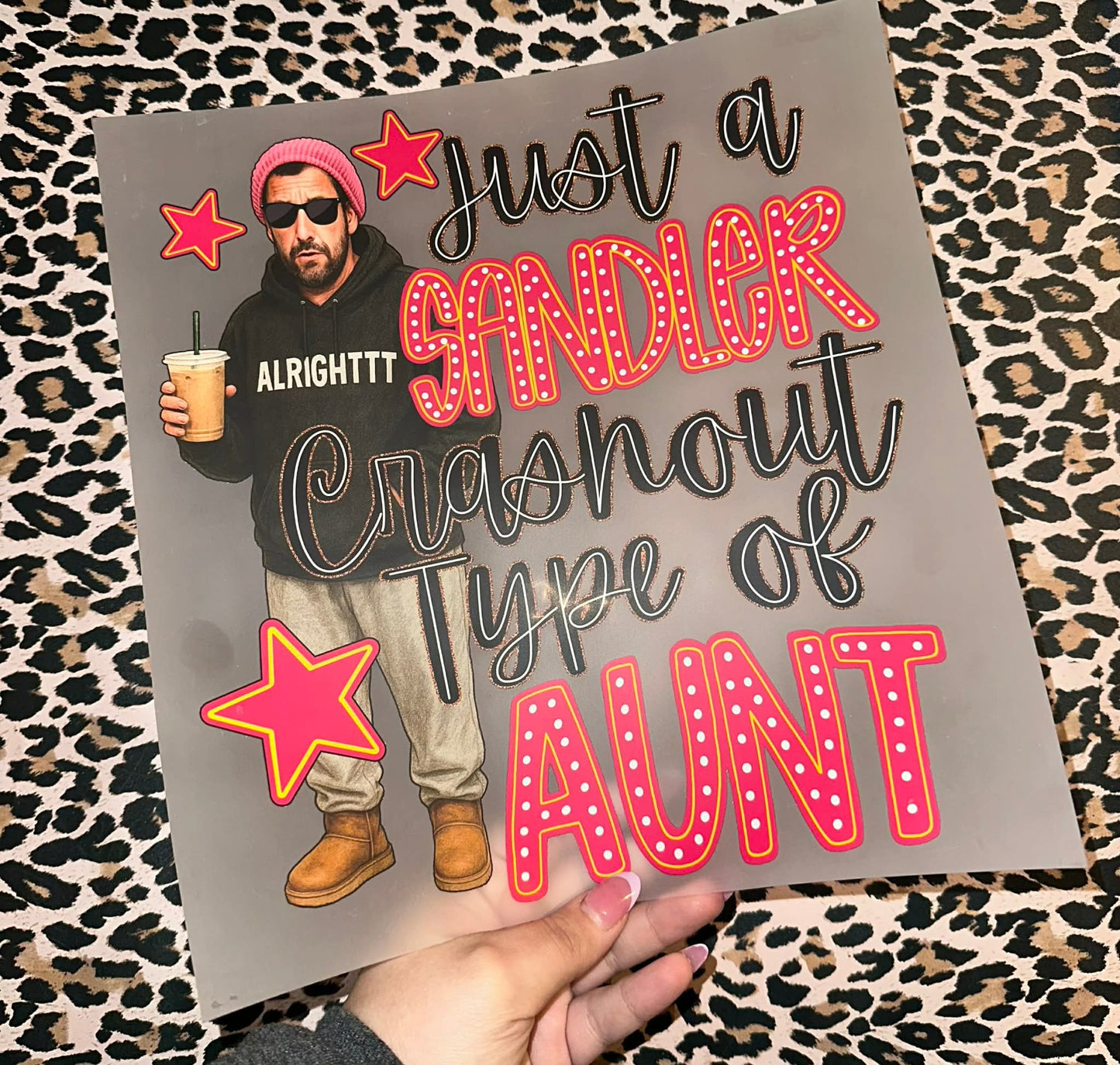 Just A Sandler Crashout Type Of Aunt -H