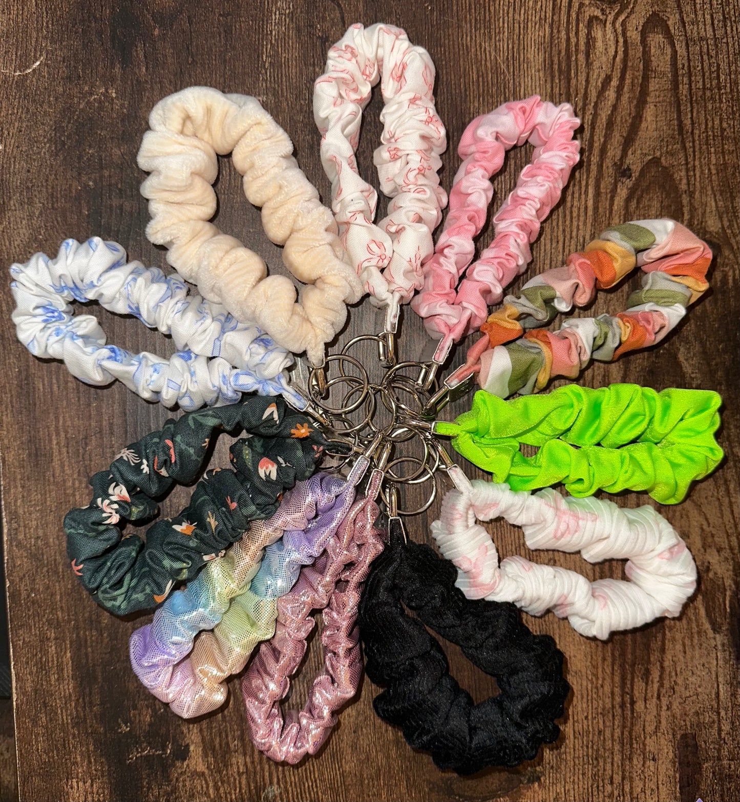 Scrunchie Keychain