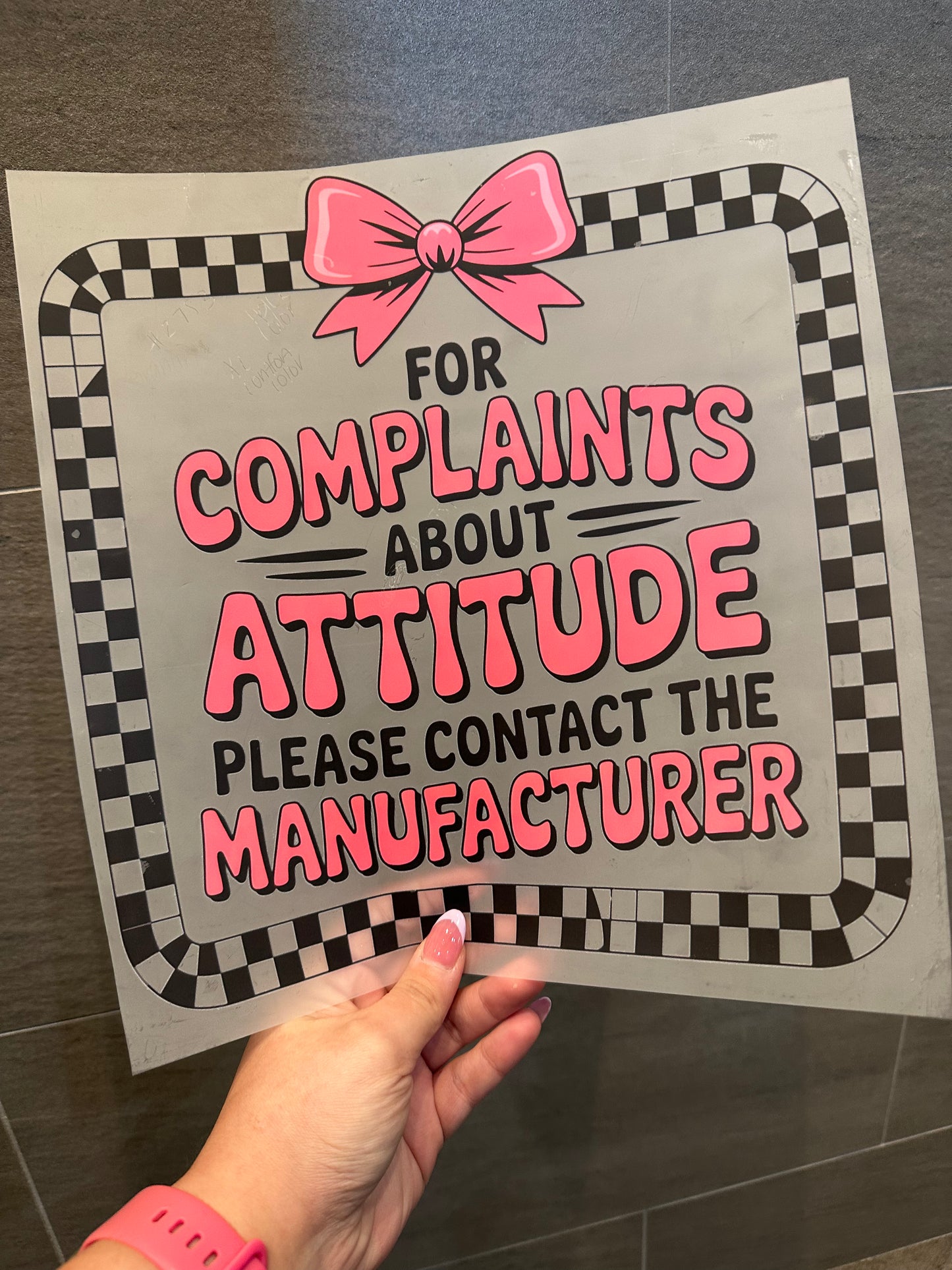 For Complaints