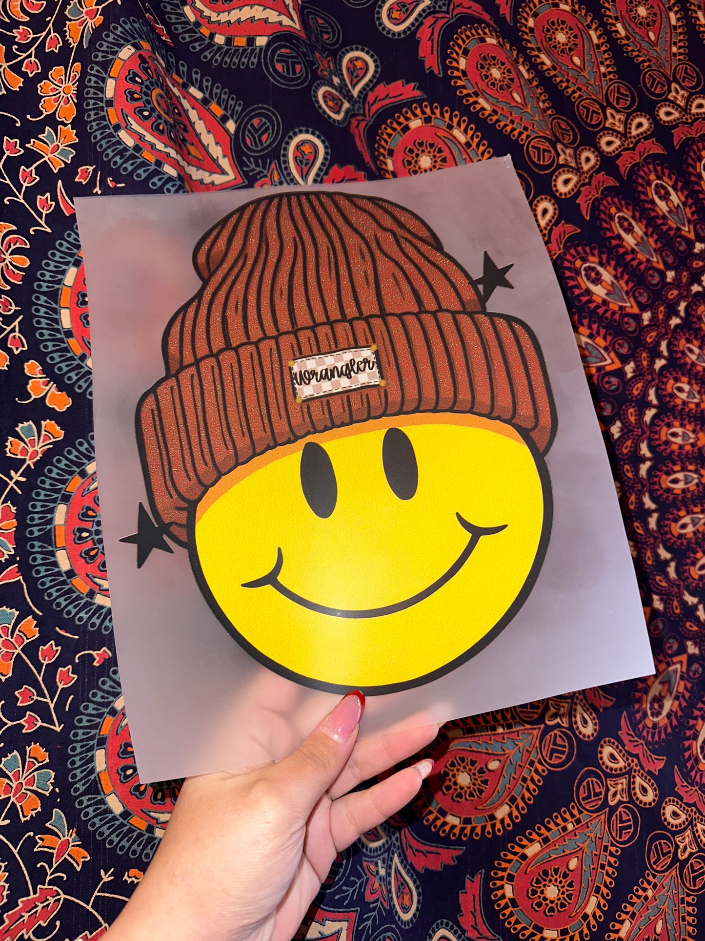 Smiley with Beanie