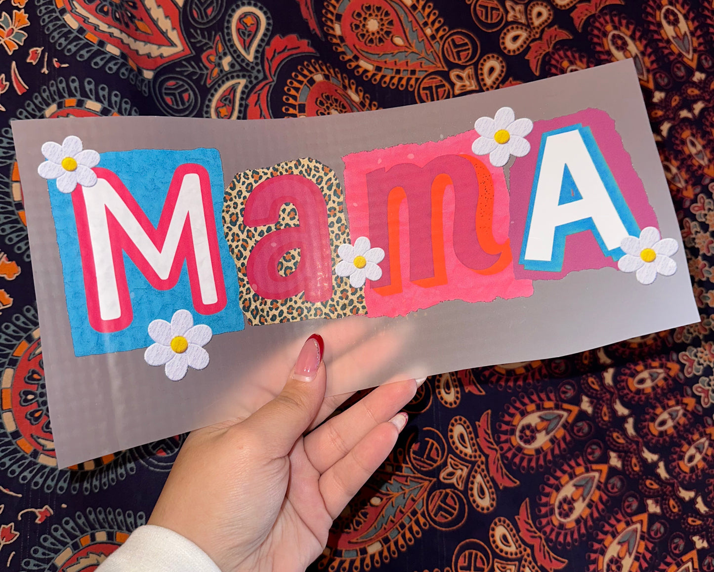 Mama Square Flowers