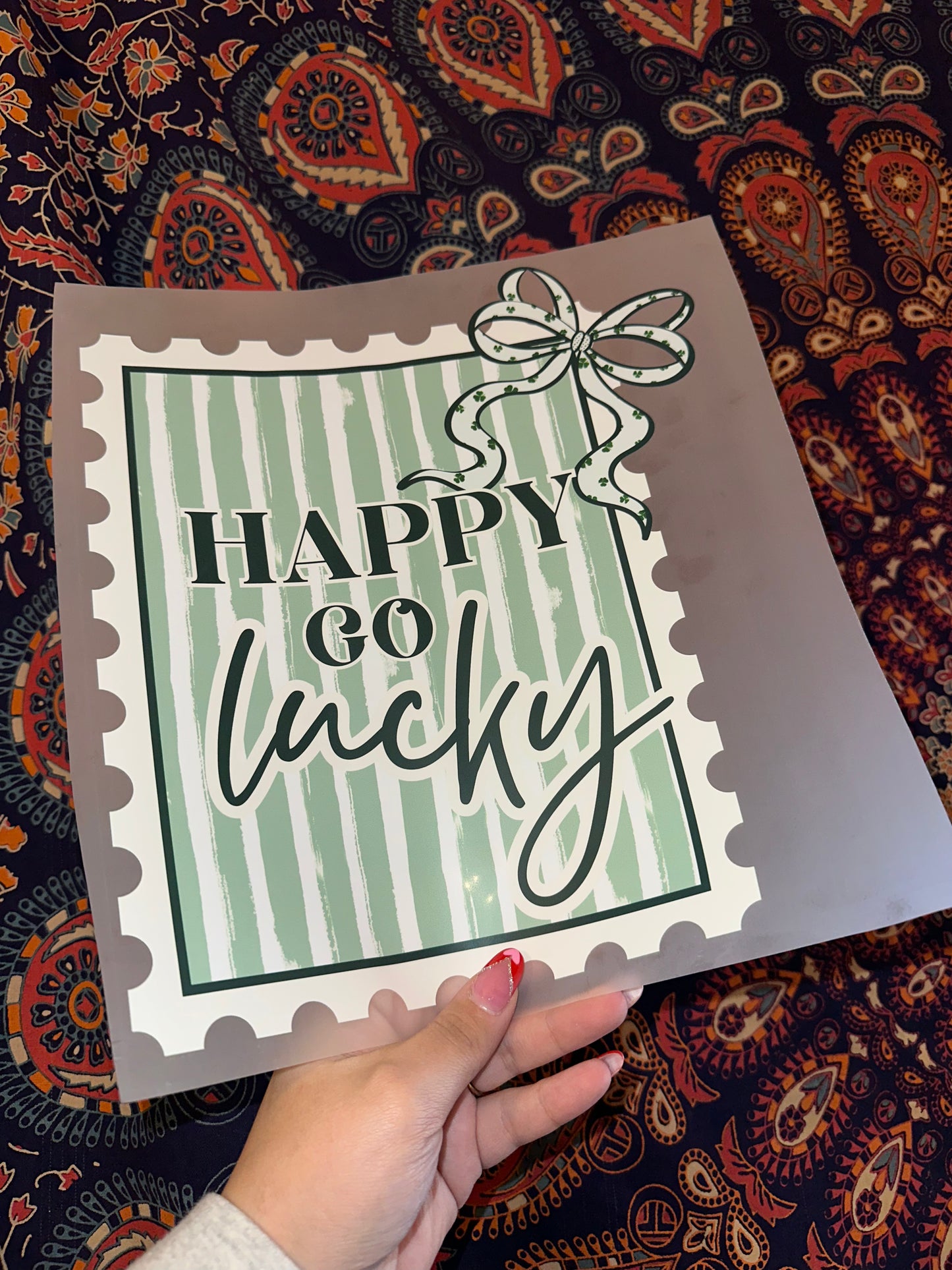 Happy Go Lucky Stamp