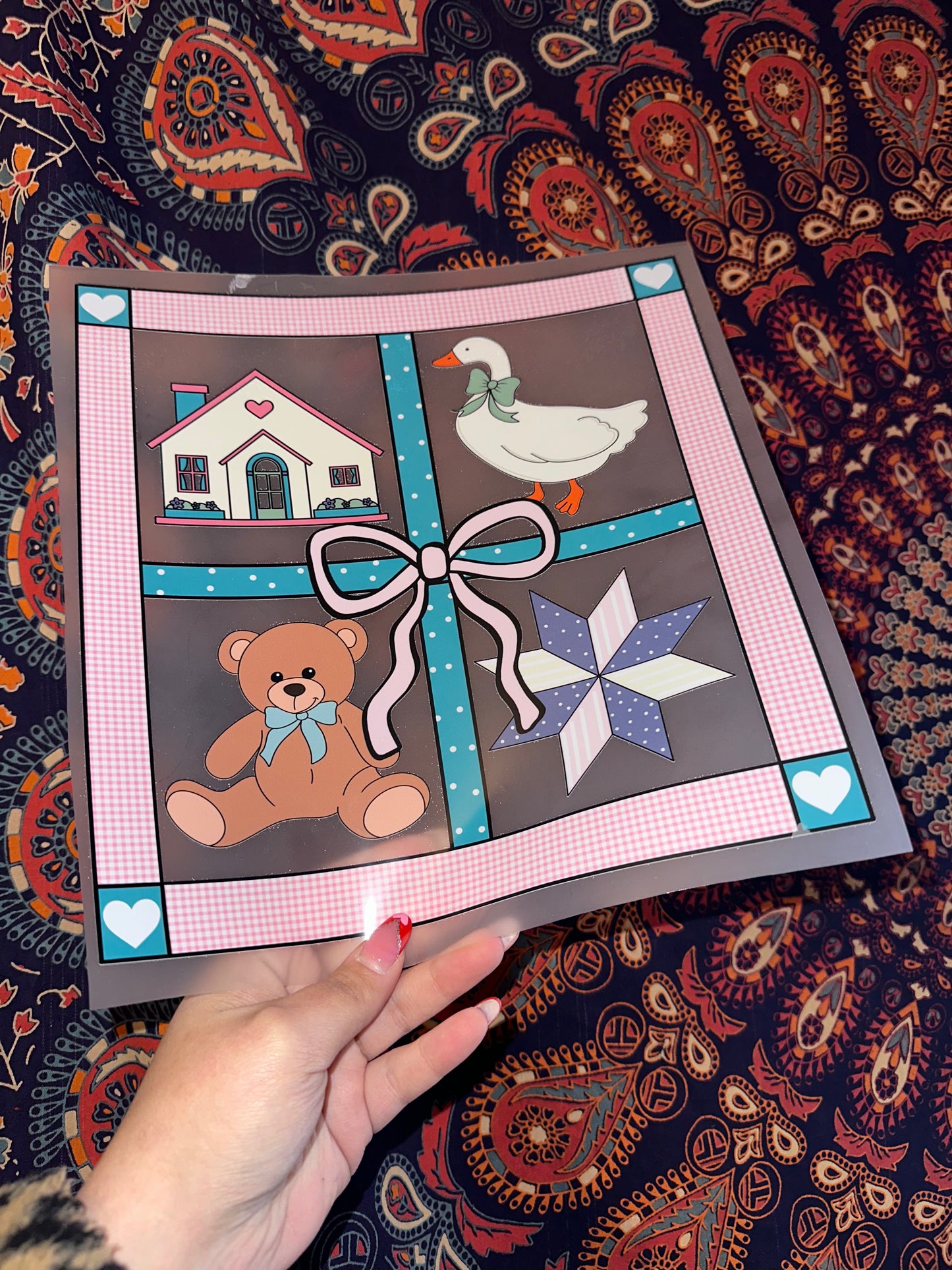 Cute Goose Bear Frame