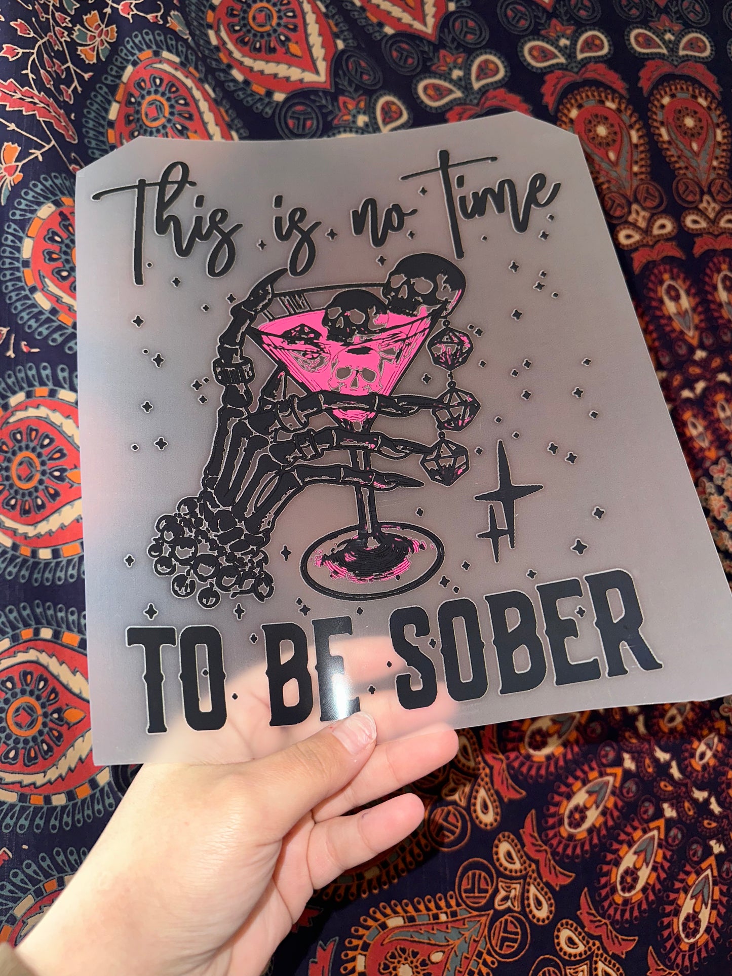 This Is No Time To Be Sober- F