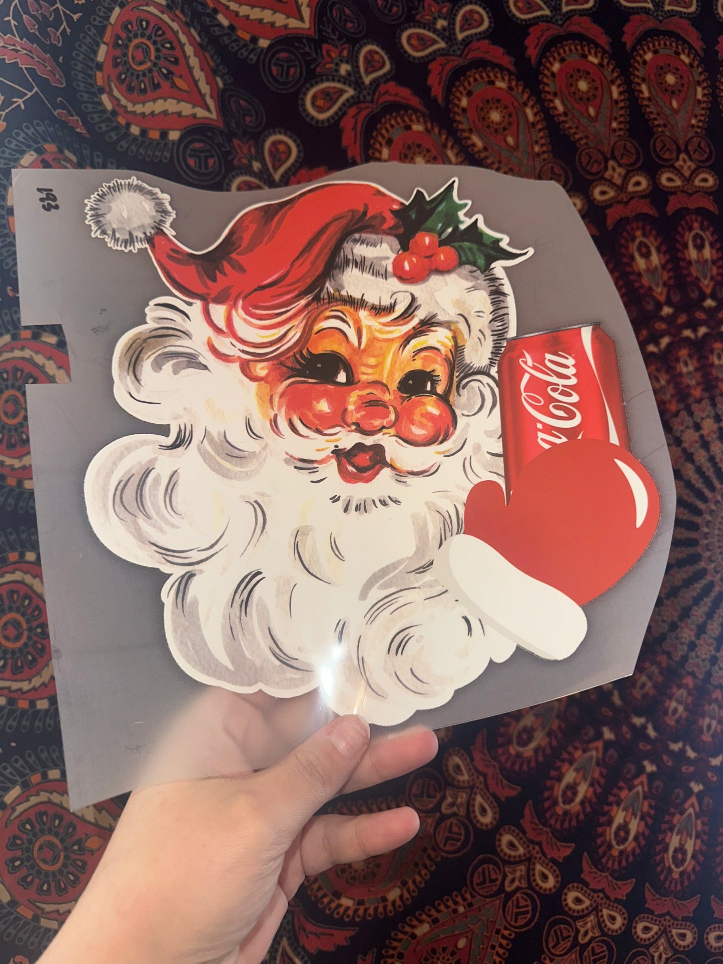 Vintage Santa Coca-Cola -D