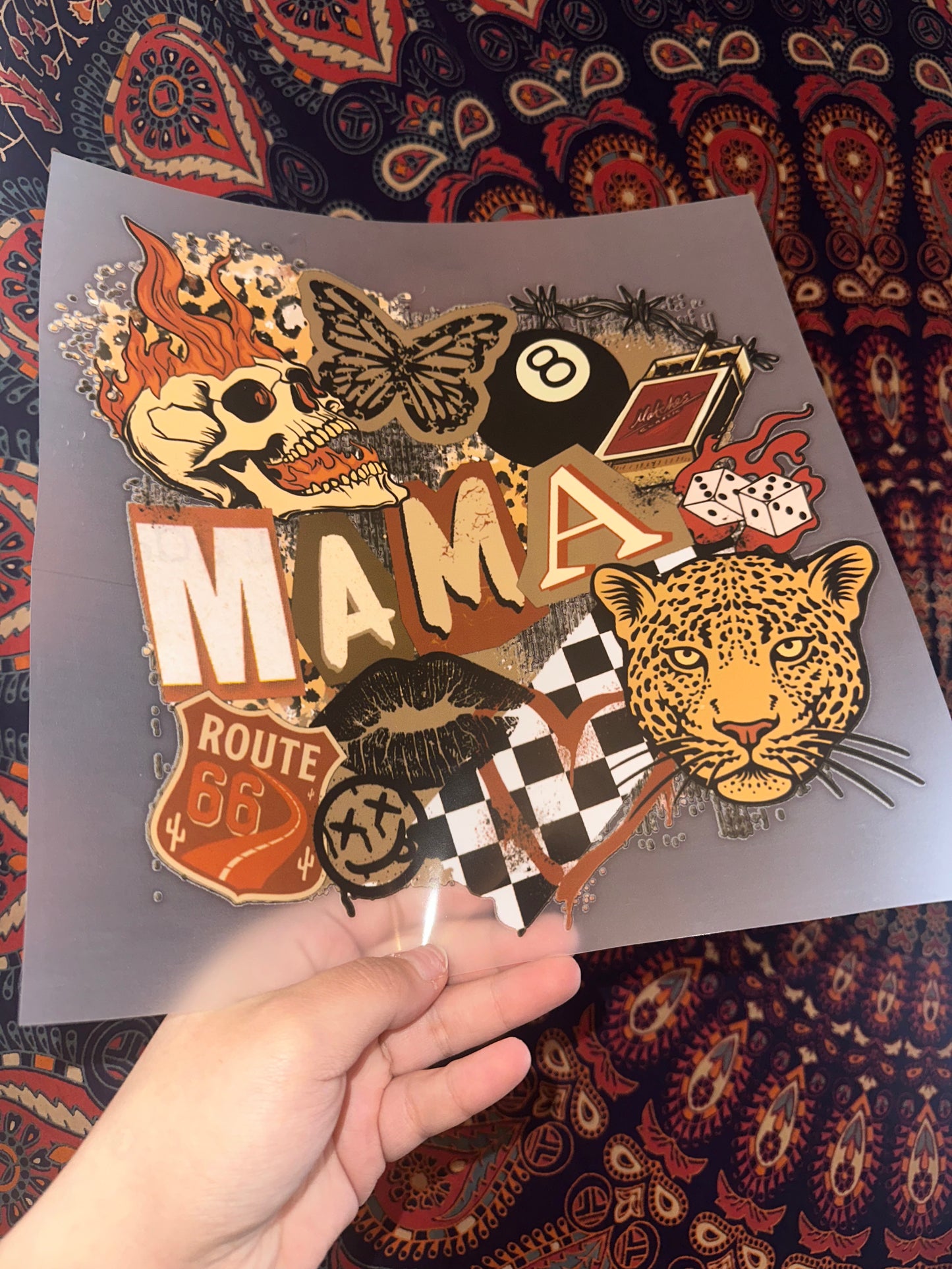 Mama Retro Collage -A