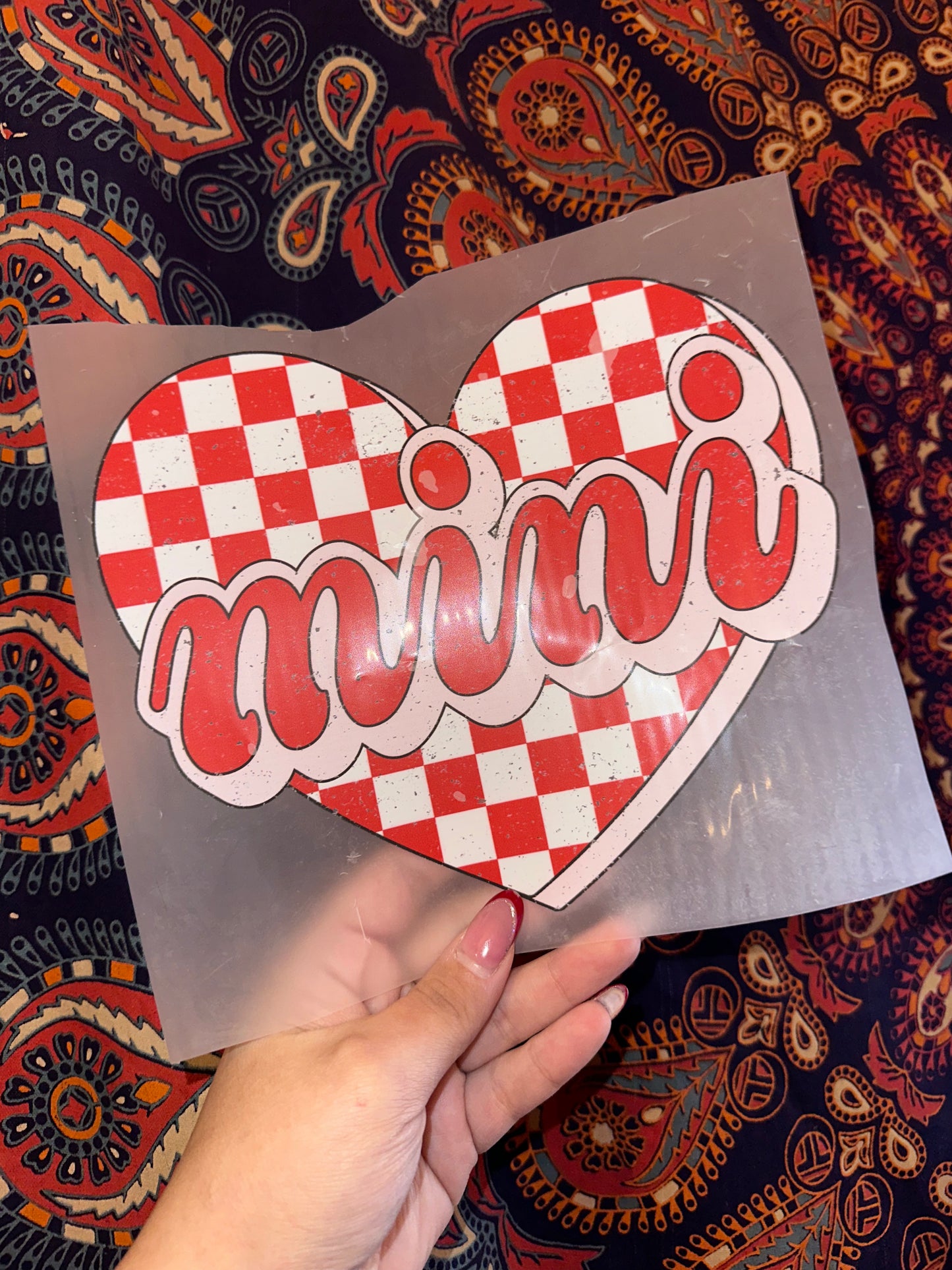 Mini Checkered Valentine