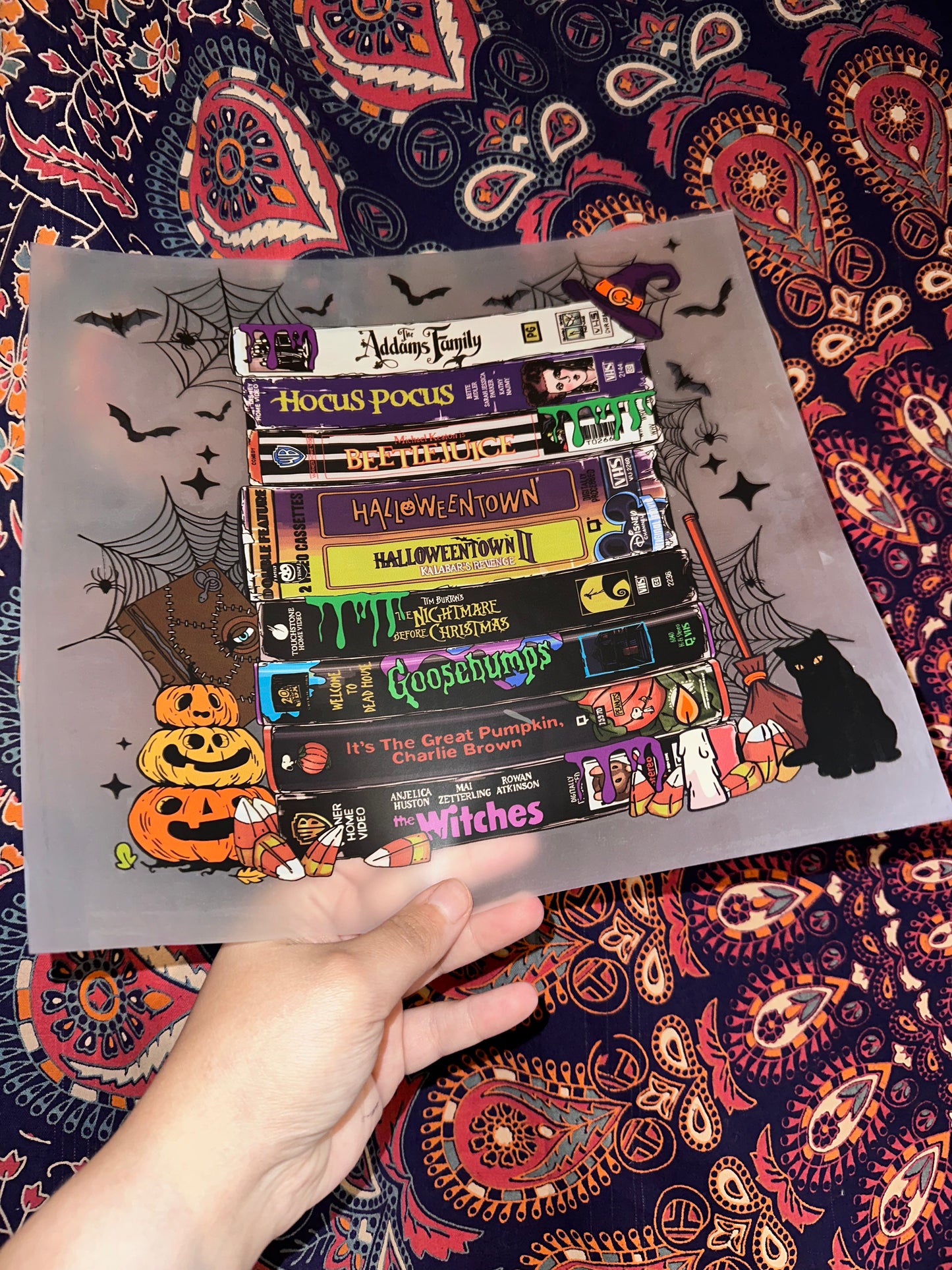 Spooky Book Stack
