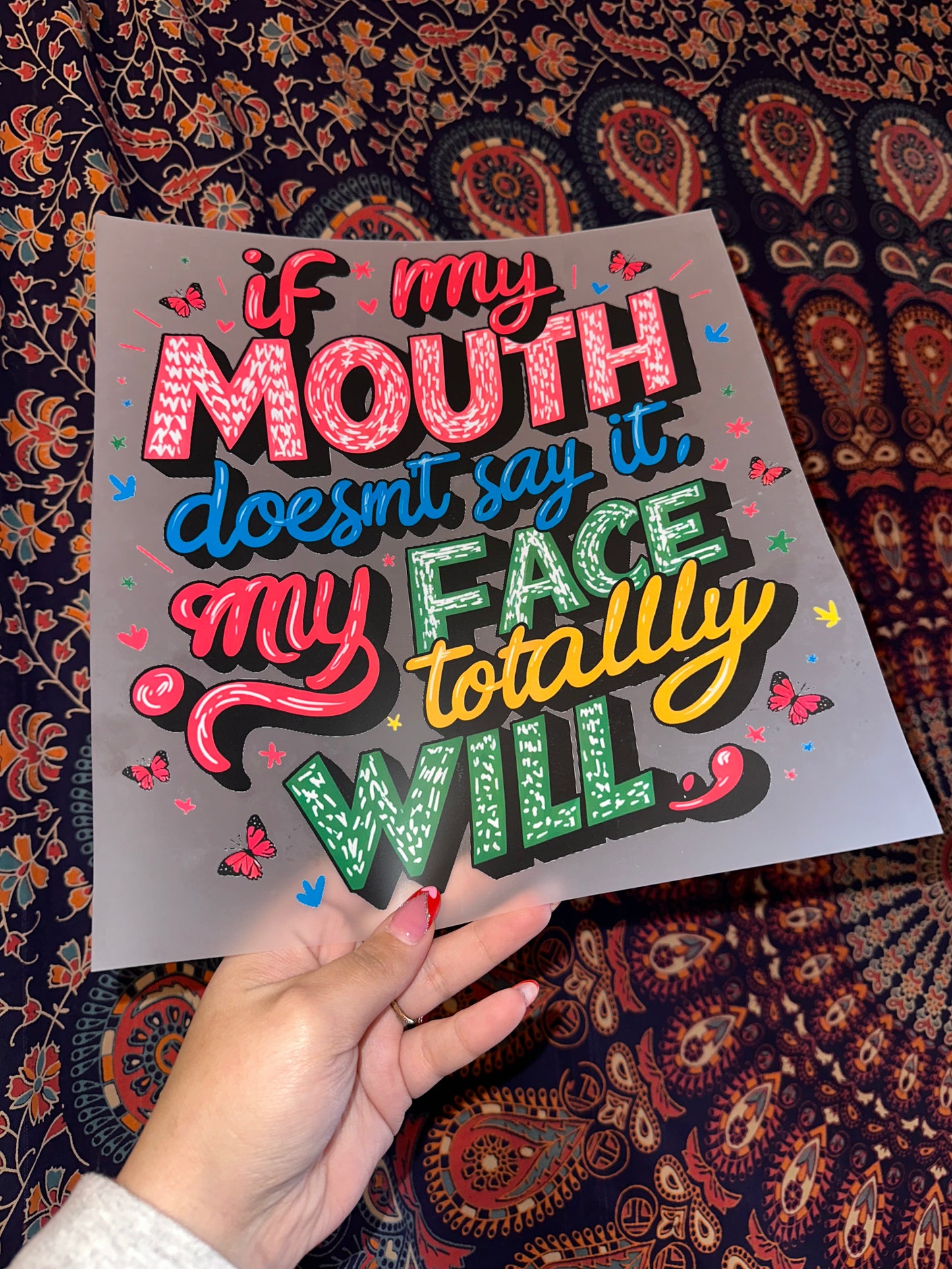 If My Mouth Doesn't Say It- C