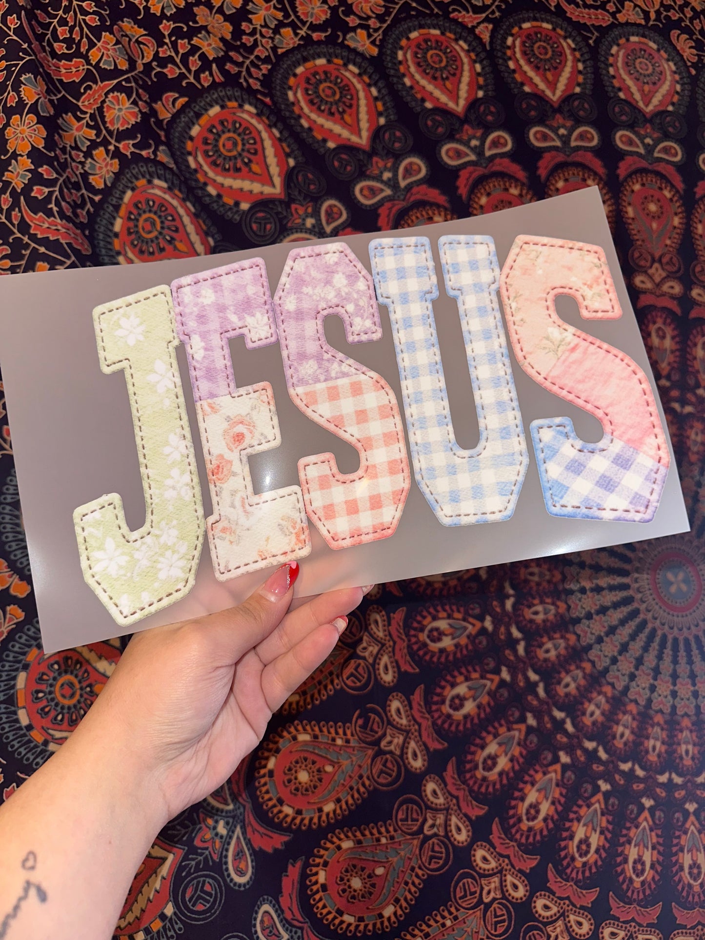 Jesus Patchwork- A27
