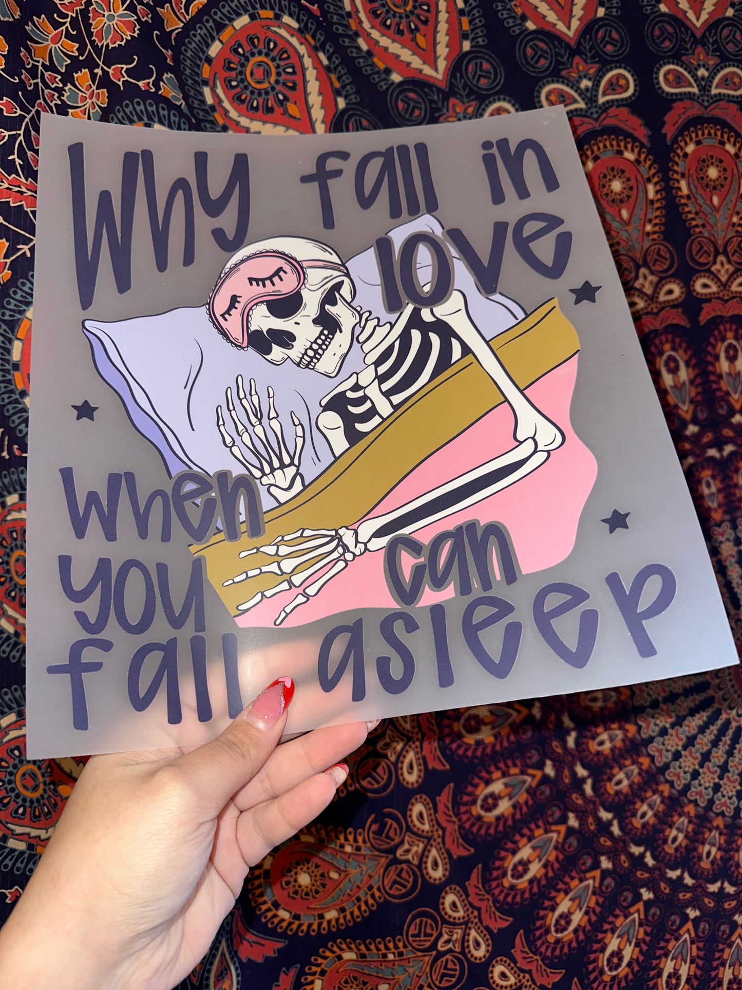 Why Fall In Love When You Can Fall Asleep