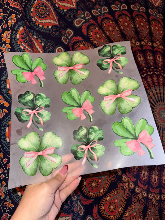 Clover Bow Collage