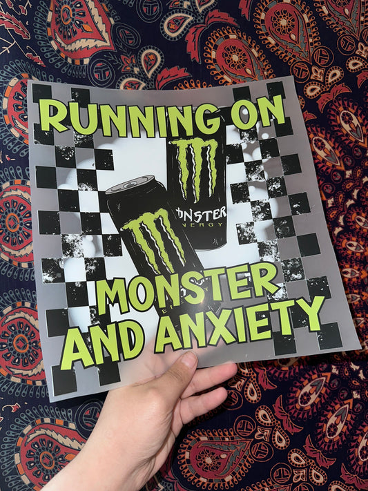 Running On Monster And Anxiety