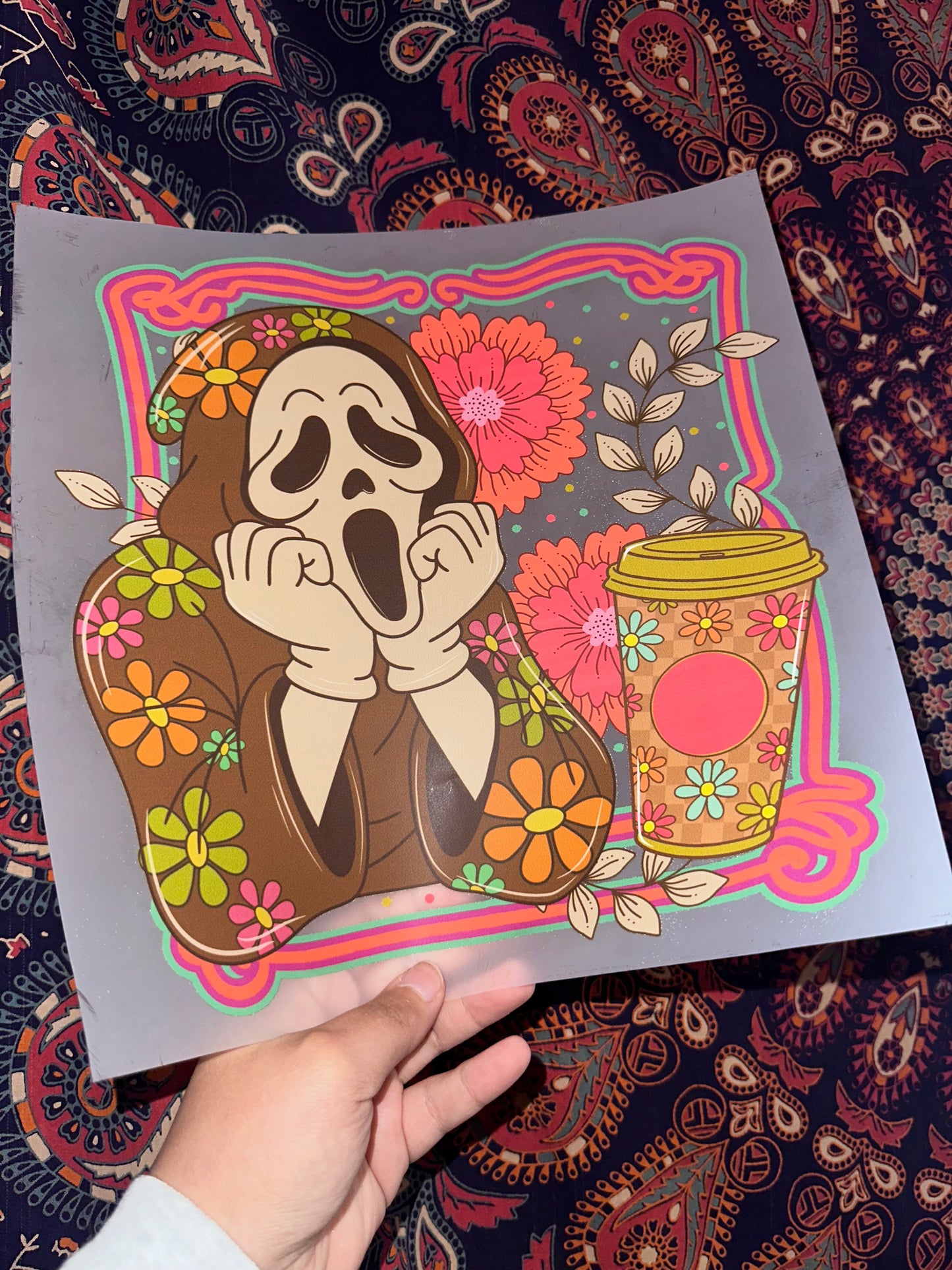 Scream Floral Cup- H52