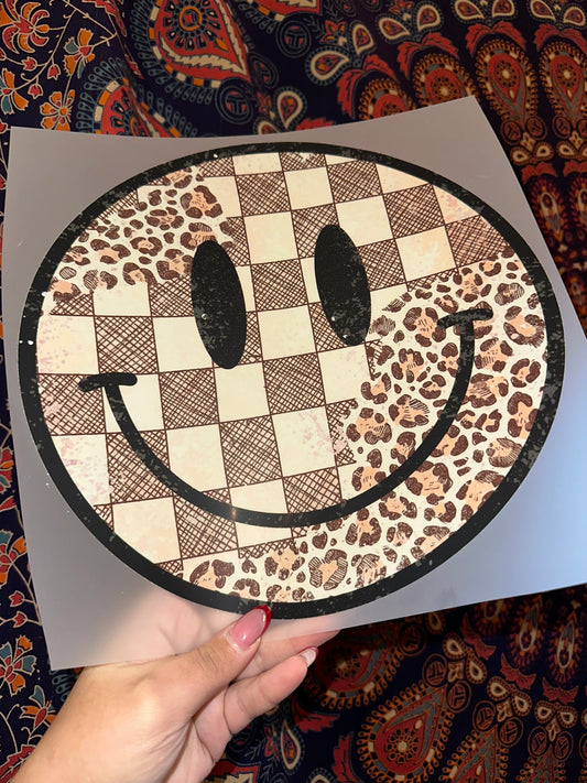 Leopard Checkered Happy