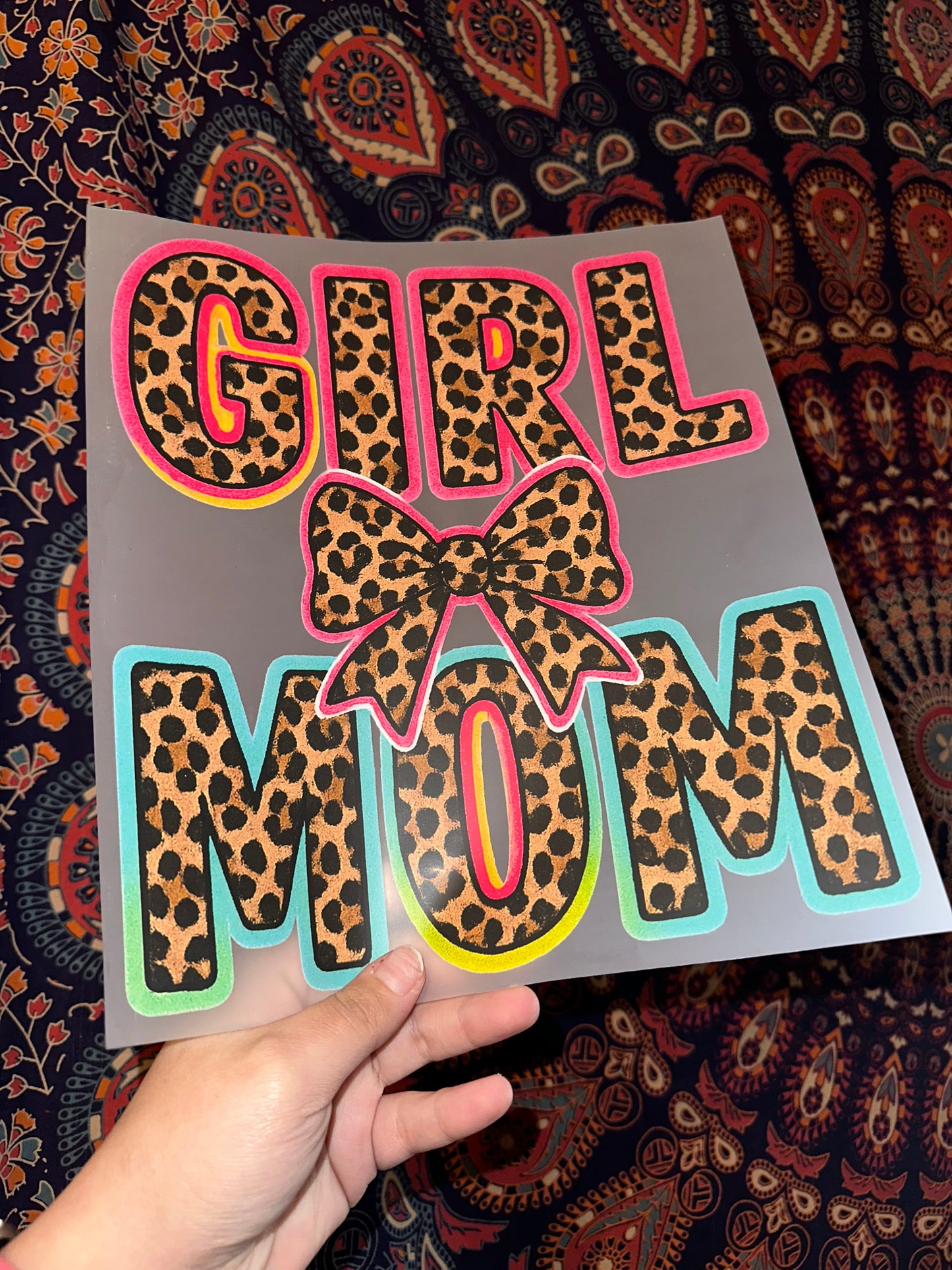 Girl Mom Leopard- E