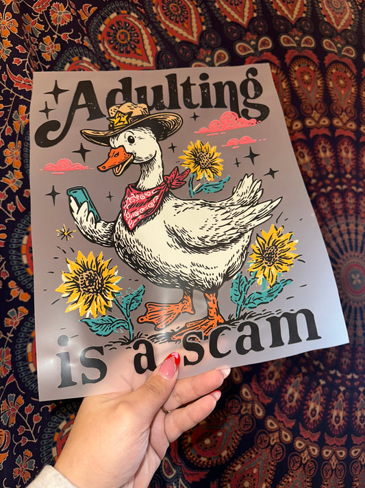 Adulting Is A Scam Goose