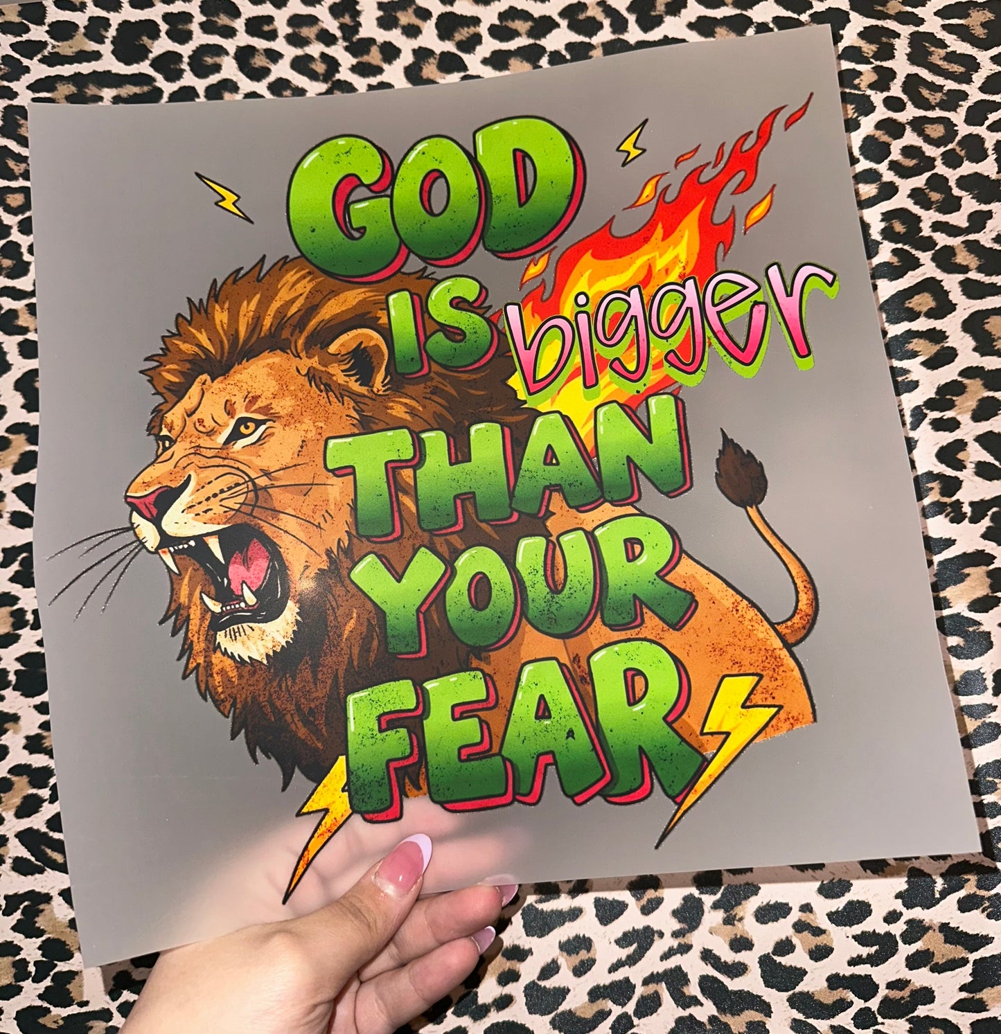 God Is Bigger Than Your Fear - G