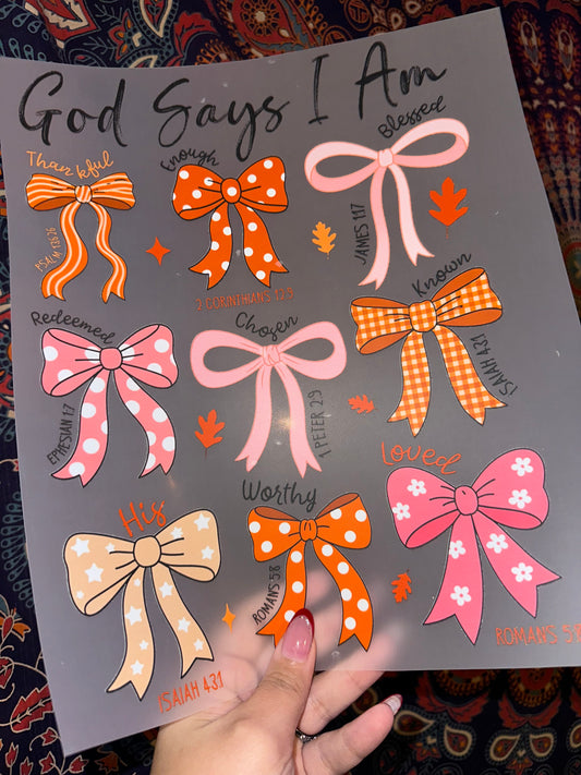 God Says I Am…