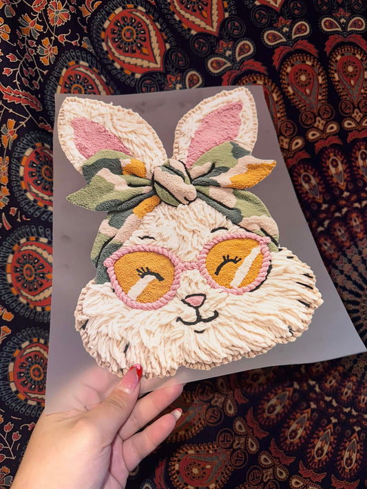 Bunny With Glasses- D