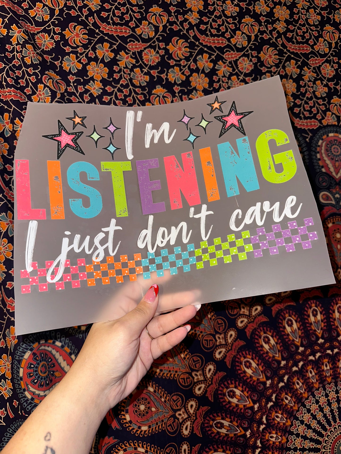 I’m Listening- E