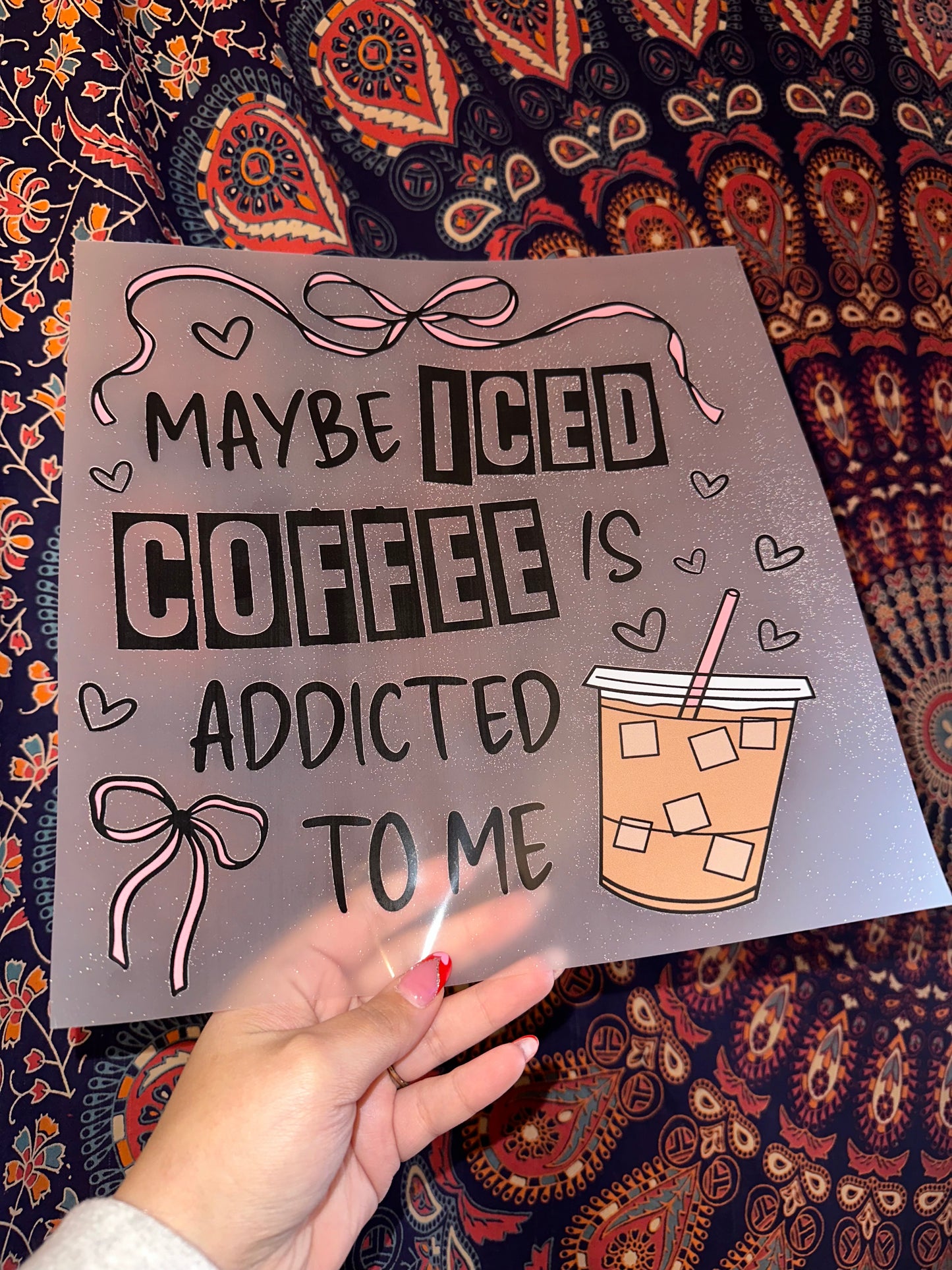 Maybe Iced Coffee Is Addicted To Me