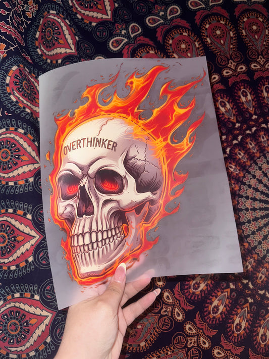Flaming Skull
