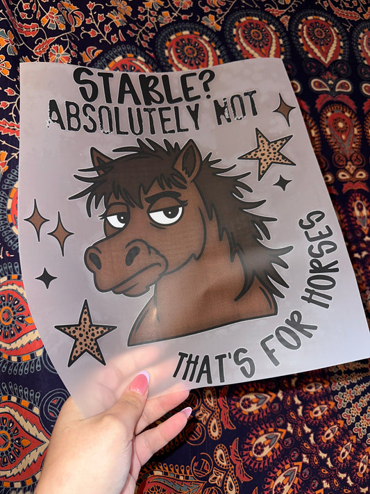 Stable? -B