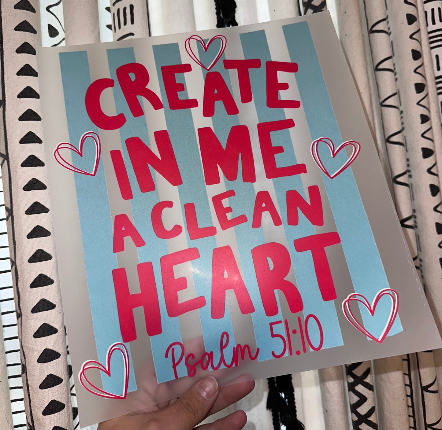 Create In Me a Clean Heart- D13