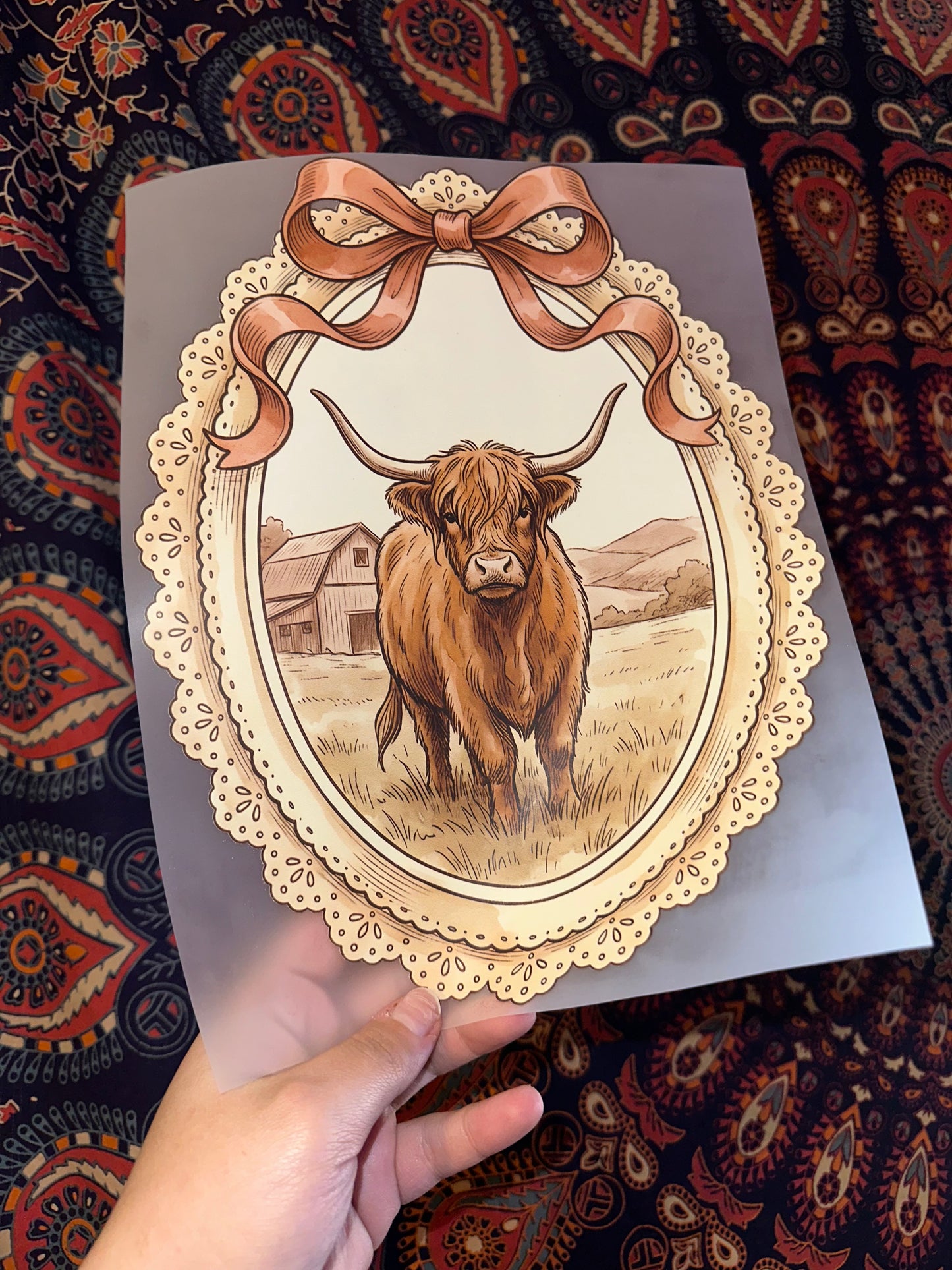 Coquette Cow Frame