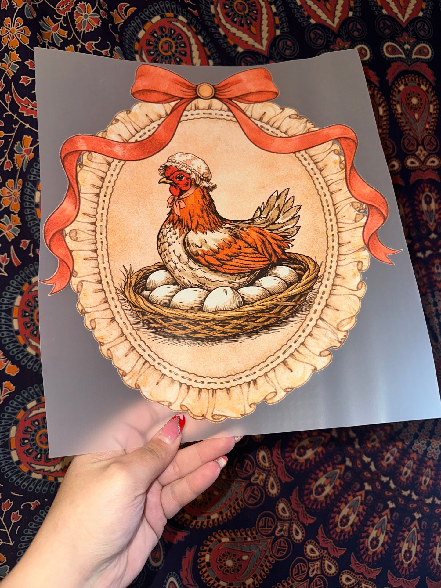 Coquette Red Hen- E